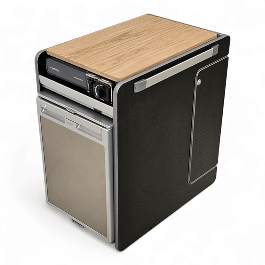 Vangear CRX - Pod 2.3 campervan fridge pod - Black or Grey (fridge not included) - Vangear UK