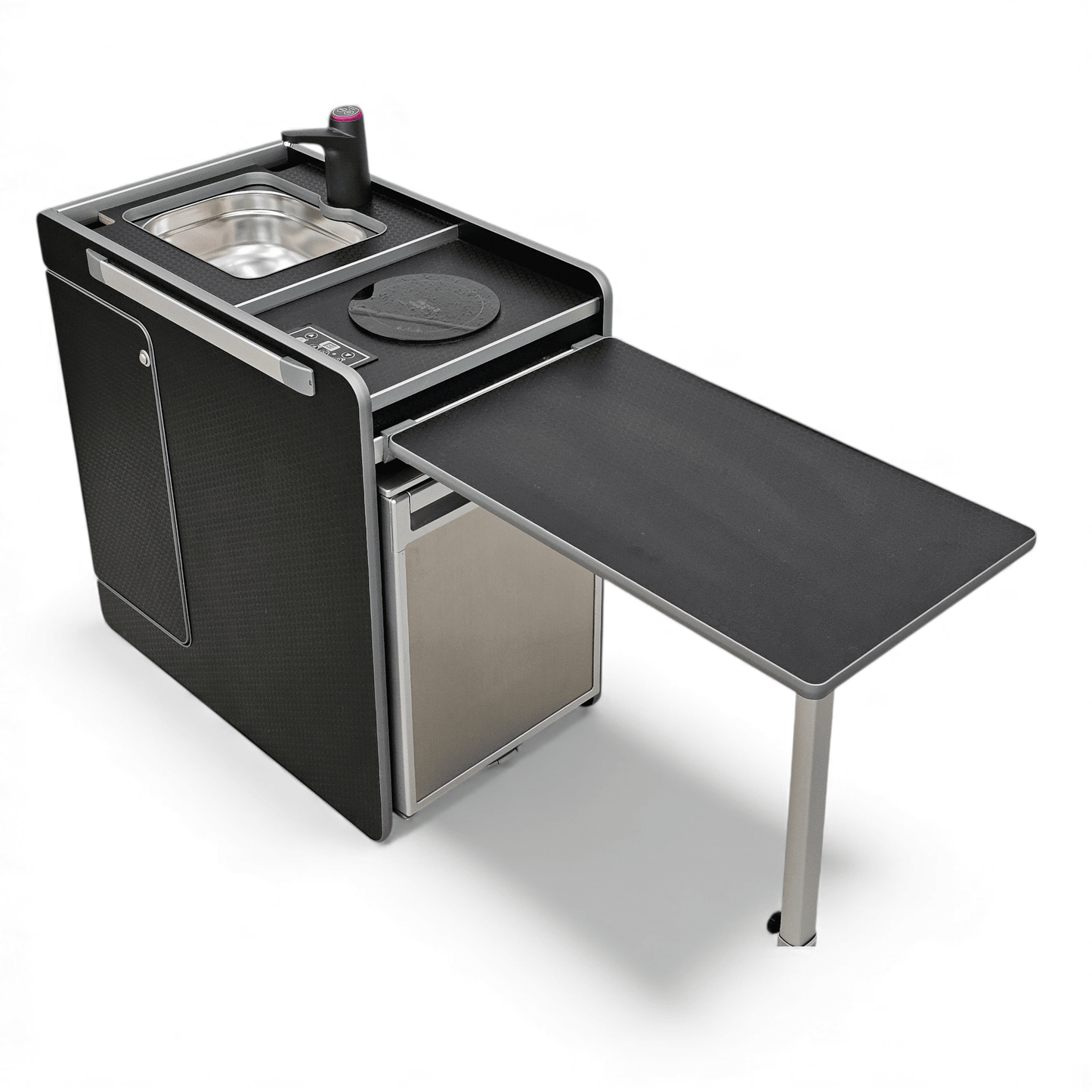 Vangear Electric CRX-Pod 3.0 campervan fridge pod - Black or Carbon Grey (fridge not included) - Vangear UK