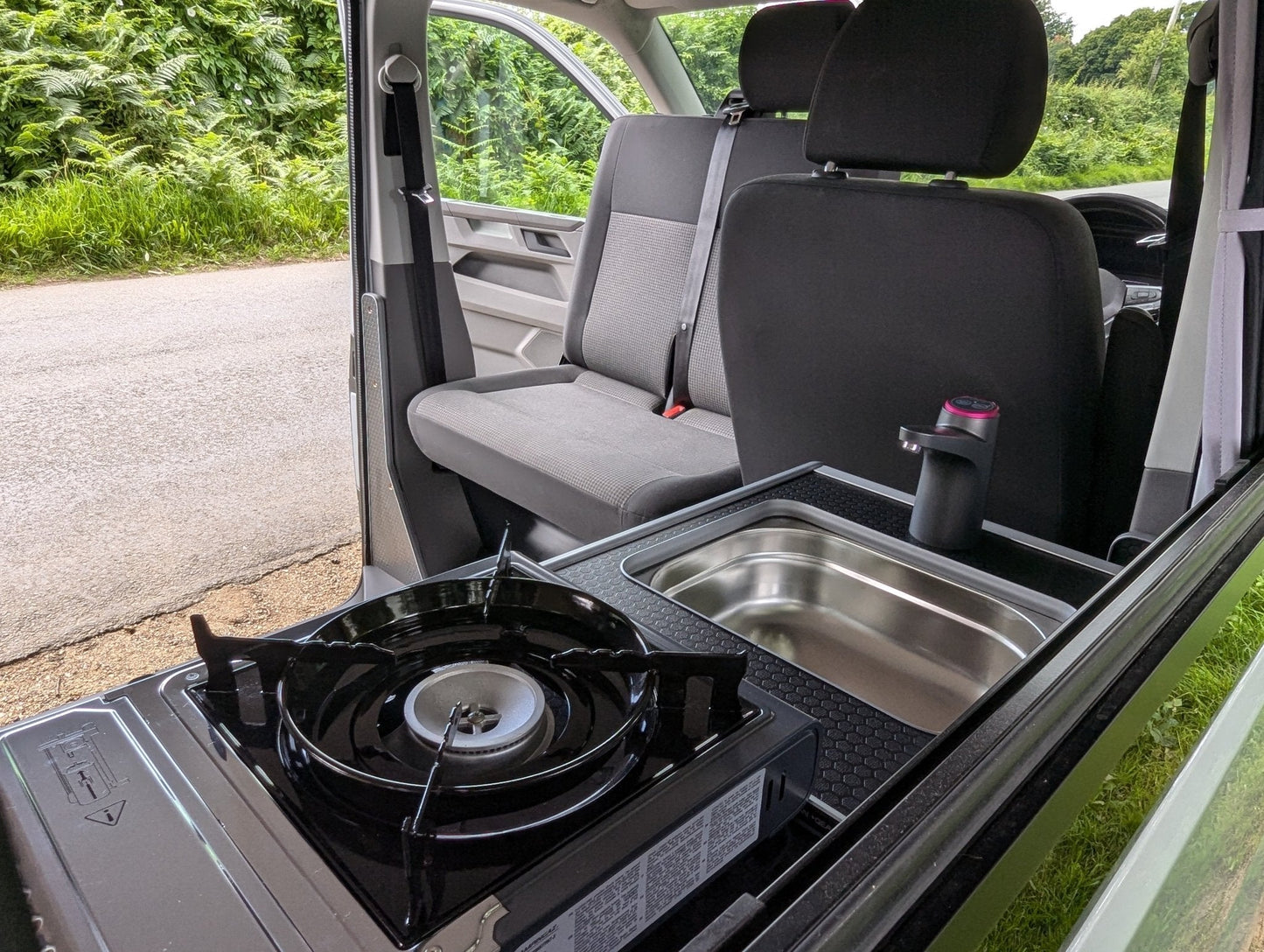 Vangear Mini - Pod 2.2 Campervan Kitchen Pod (Black) NEW 2.2 - Vangear UK
