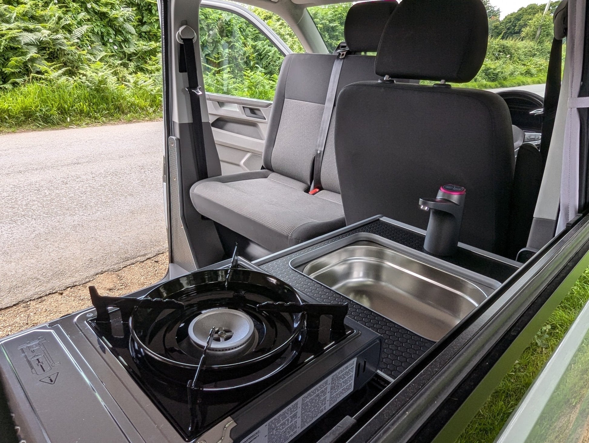 Vangear Mini - Pod 2.2 Campervan Kitchen Pod (Black) NEW 2.2 - Vangear UK