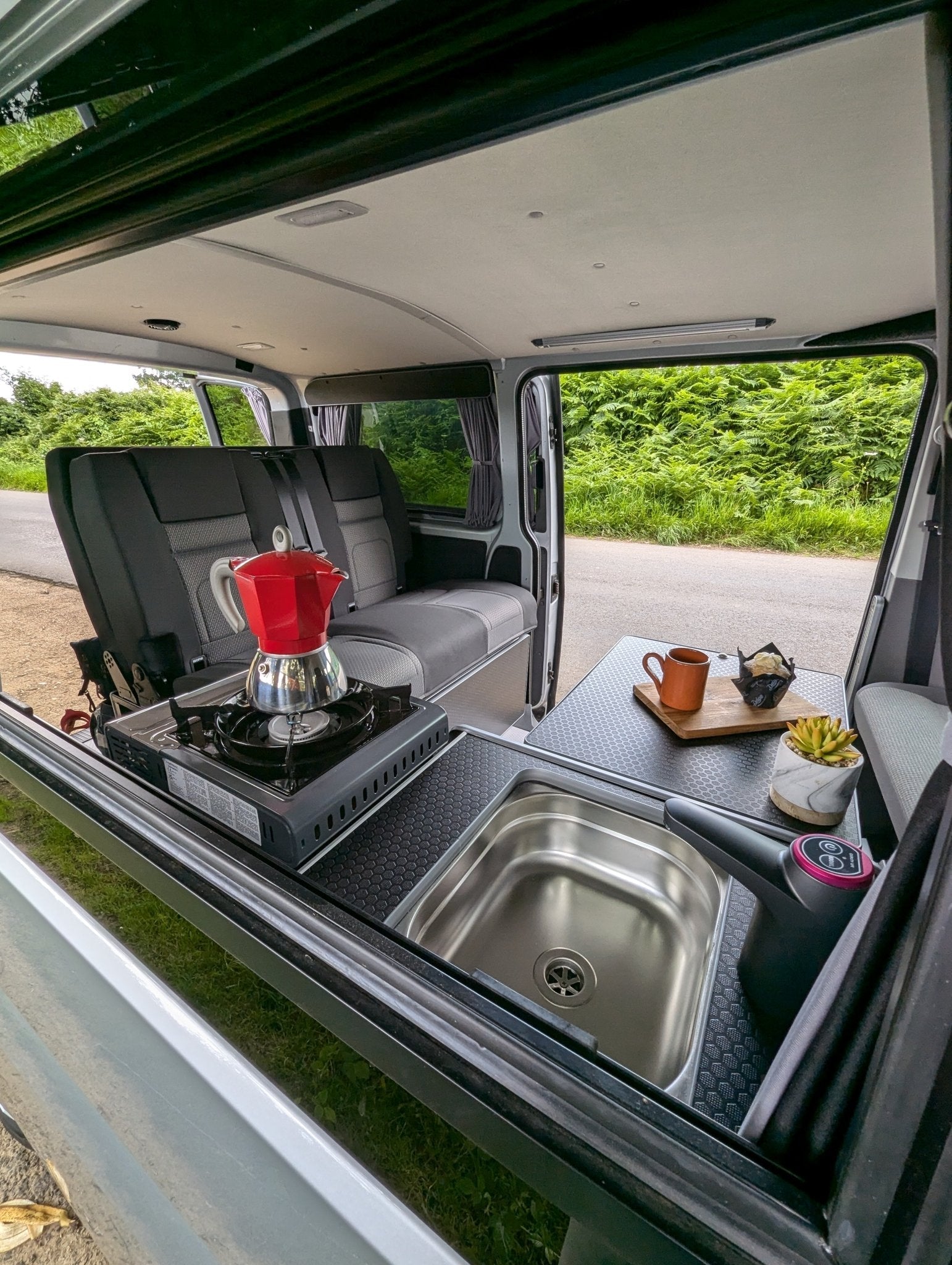 Vangear Mini - Pod 2.2 Campervan Kitchen Pod (Black) NEW 2.2 - Vangear UK