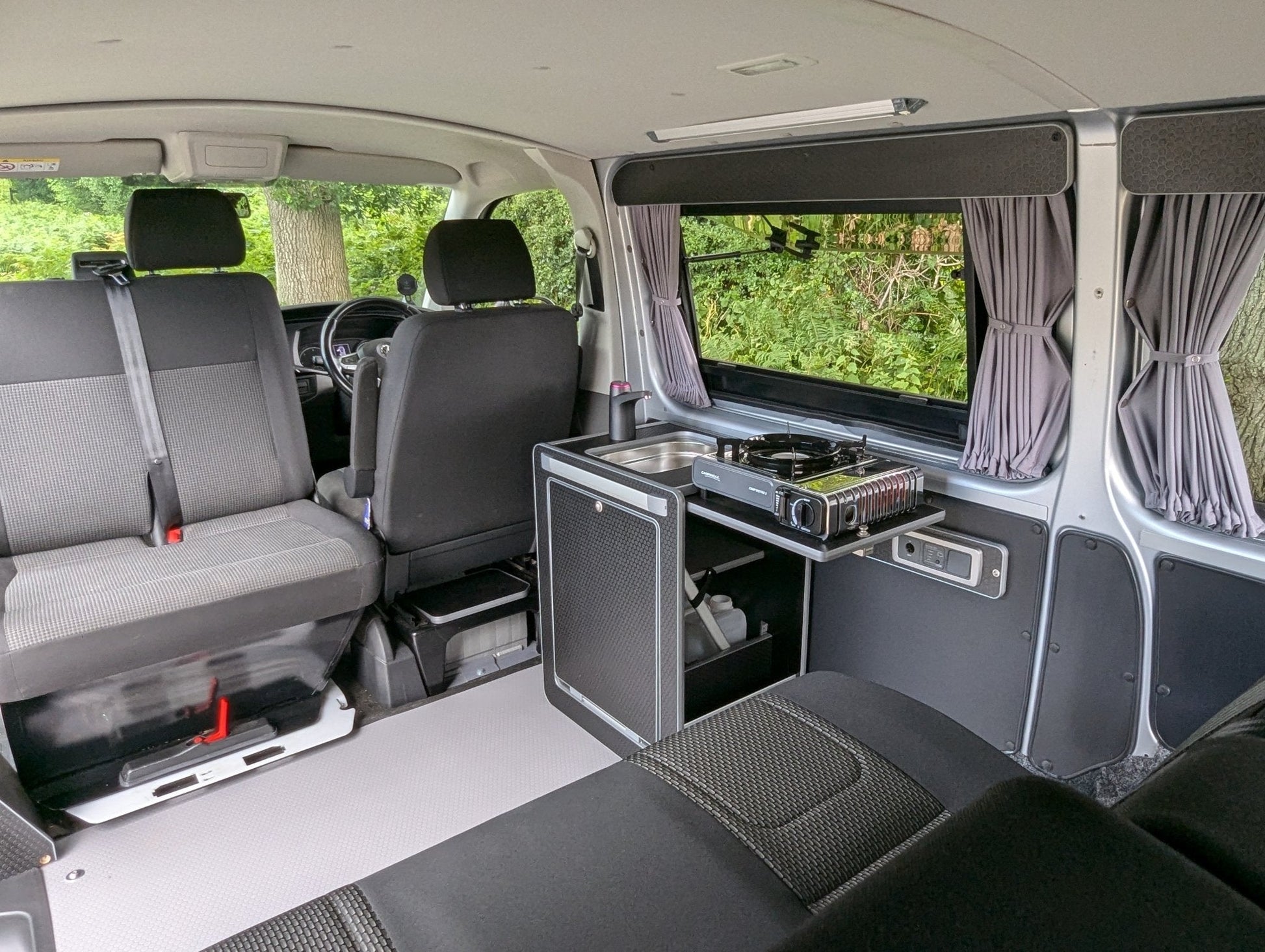 Vangear Mini - Pod 2.2 Campervan Kitchen Pod (Black) NEW 2.2 - Vangear UK