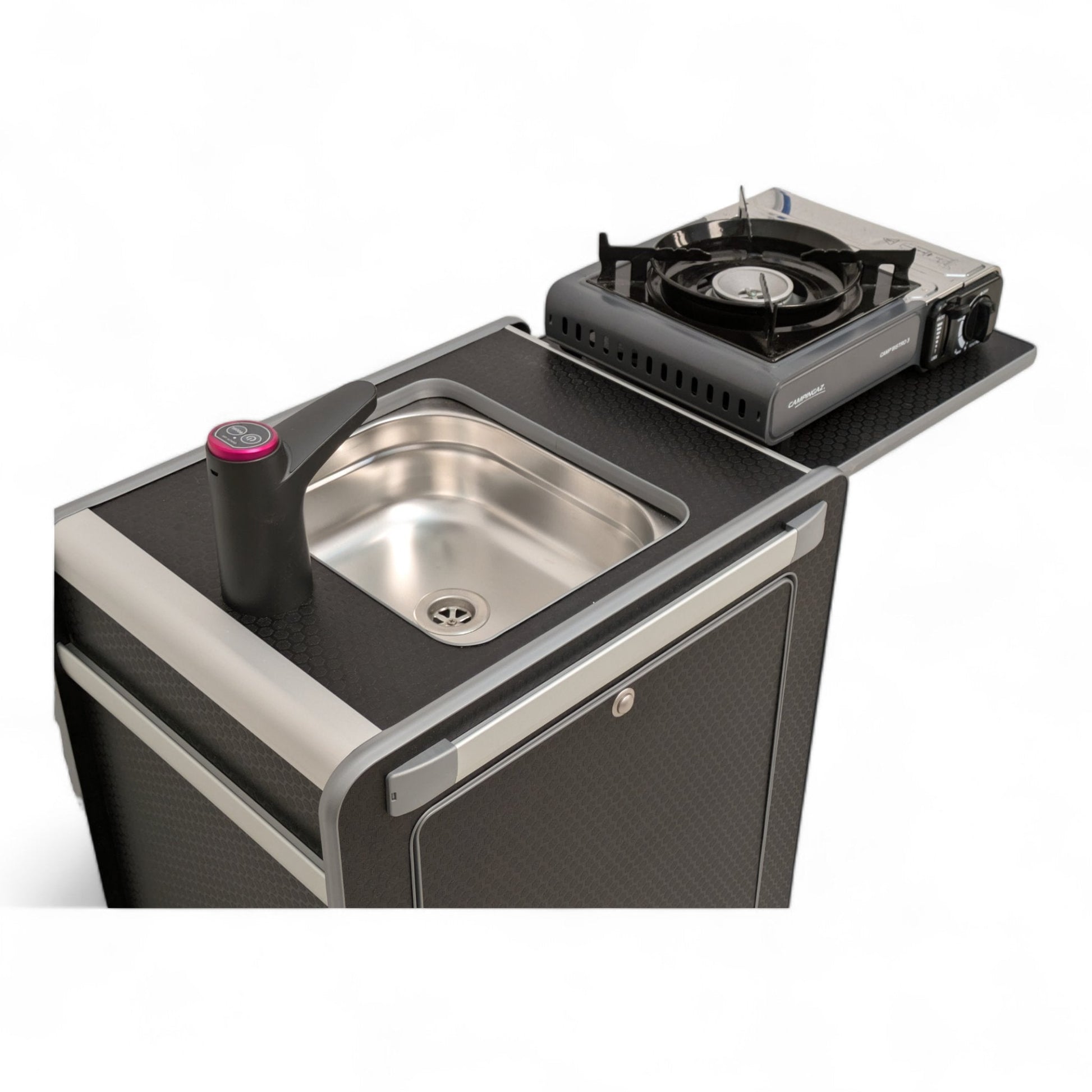 Vangear Mini - Pod 2.2 Campervan Kitchen Pod (Black) NEW 2.2 - Vangear UK