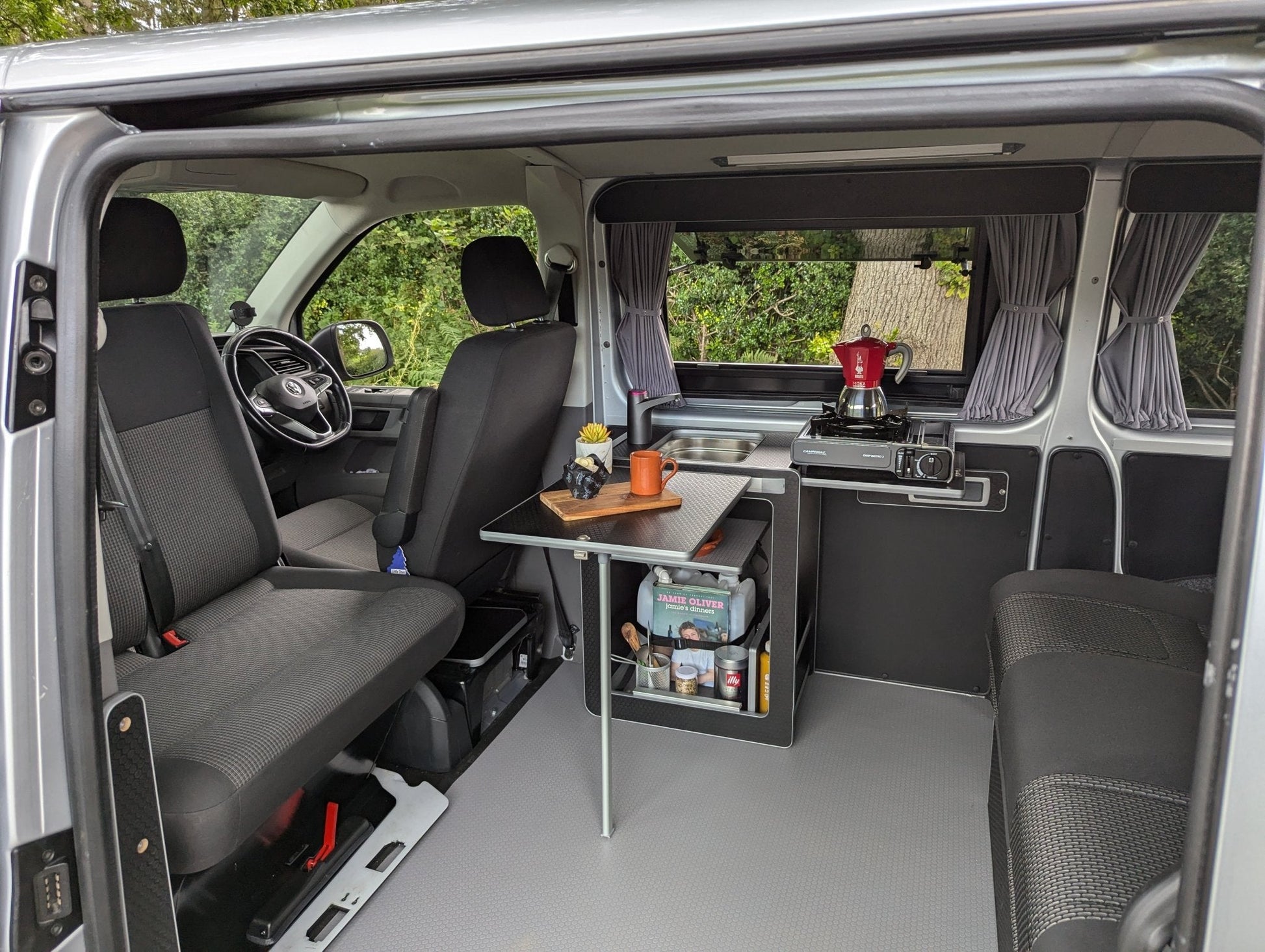 Vangear Mini - Pod 2.2 Campervan Kitchen Pod (Black) NEW 2.2 - Vangear UK