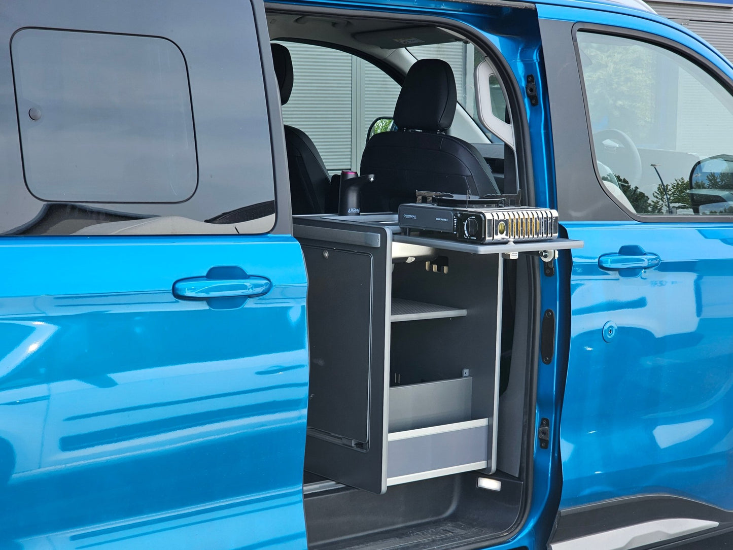 Vangear Mini - Pod Campervan Kitchen Pod 3.0 - Black or Carbon Grey - Vangear UK
