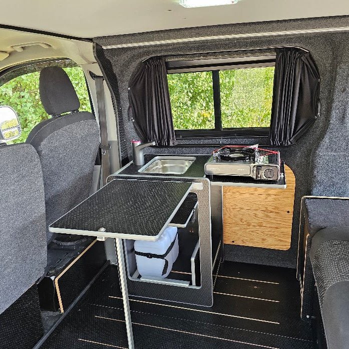 Vangear Mini-Pod Campervan Kitchen Pod 3.0 - Black or Carbon Grey - Vangear UK