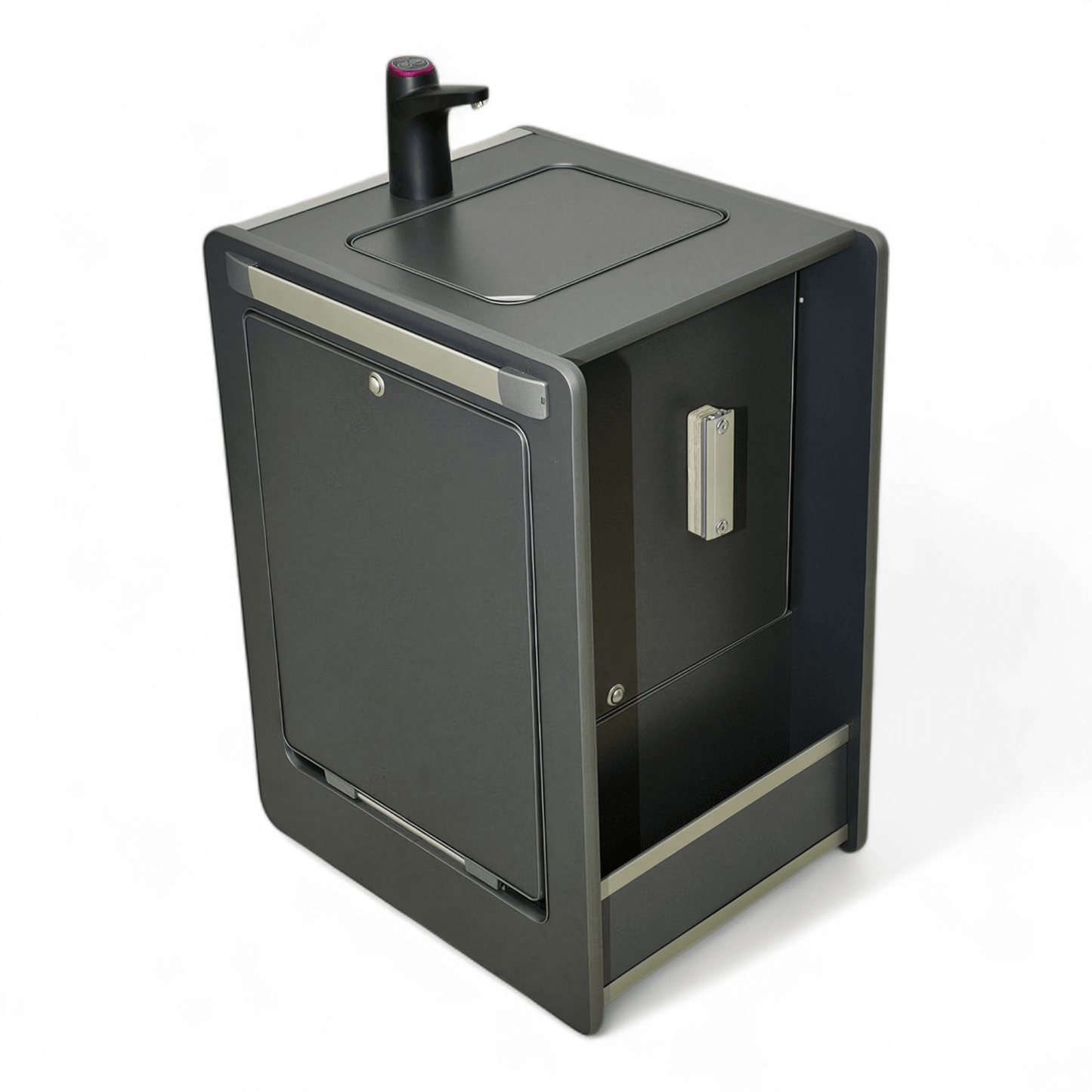 Vangear Mini - Pod Campervan Kitchen Pod 3.0 - Black or Carbon Grey - Vangear UK