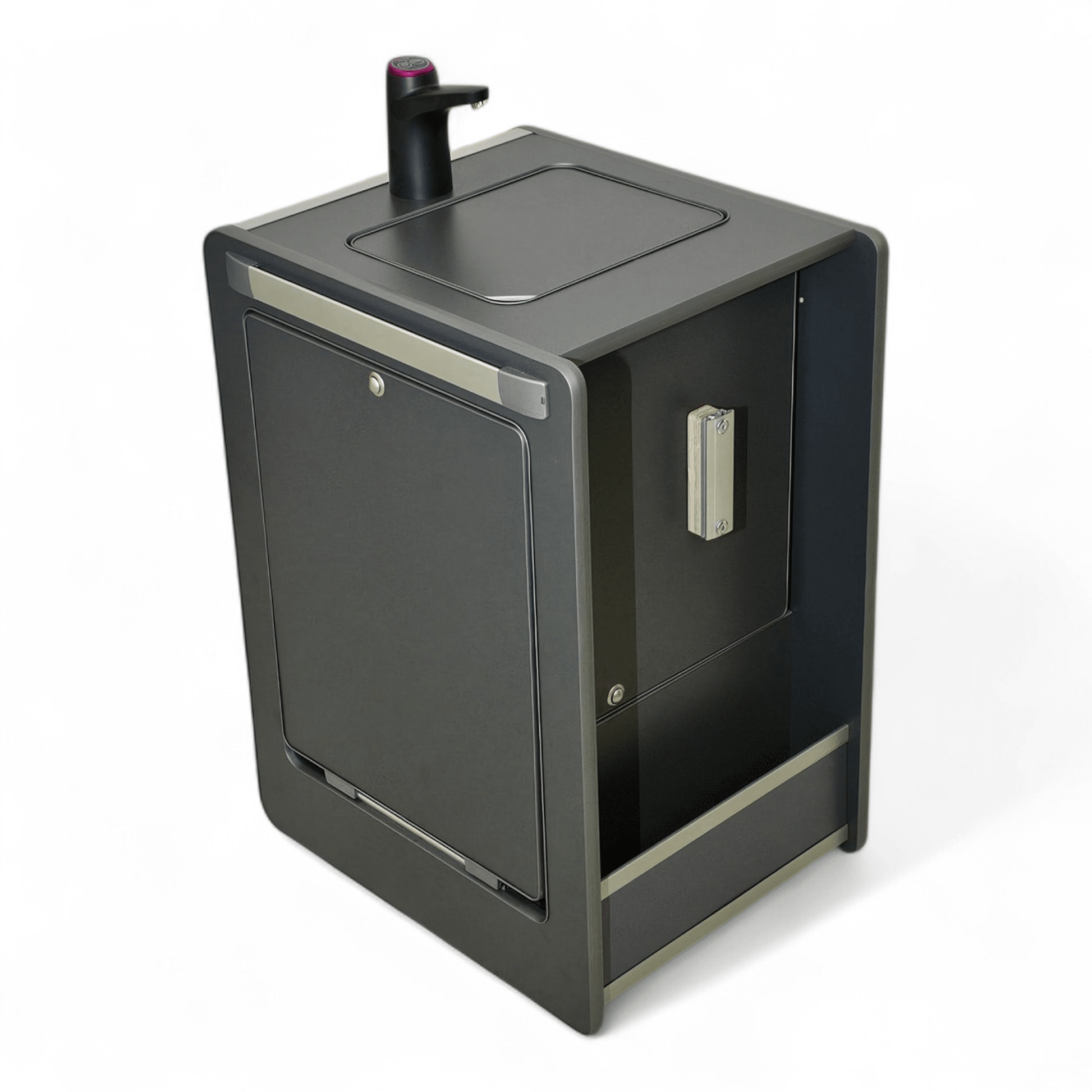 Vangear Mini - Pod Campervan Kitchen Pod 3.0 - Black or Carbon Grey - Vangear UK