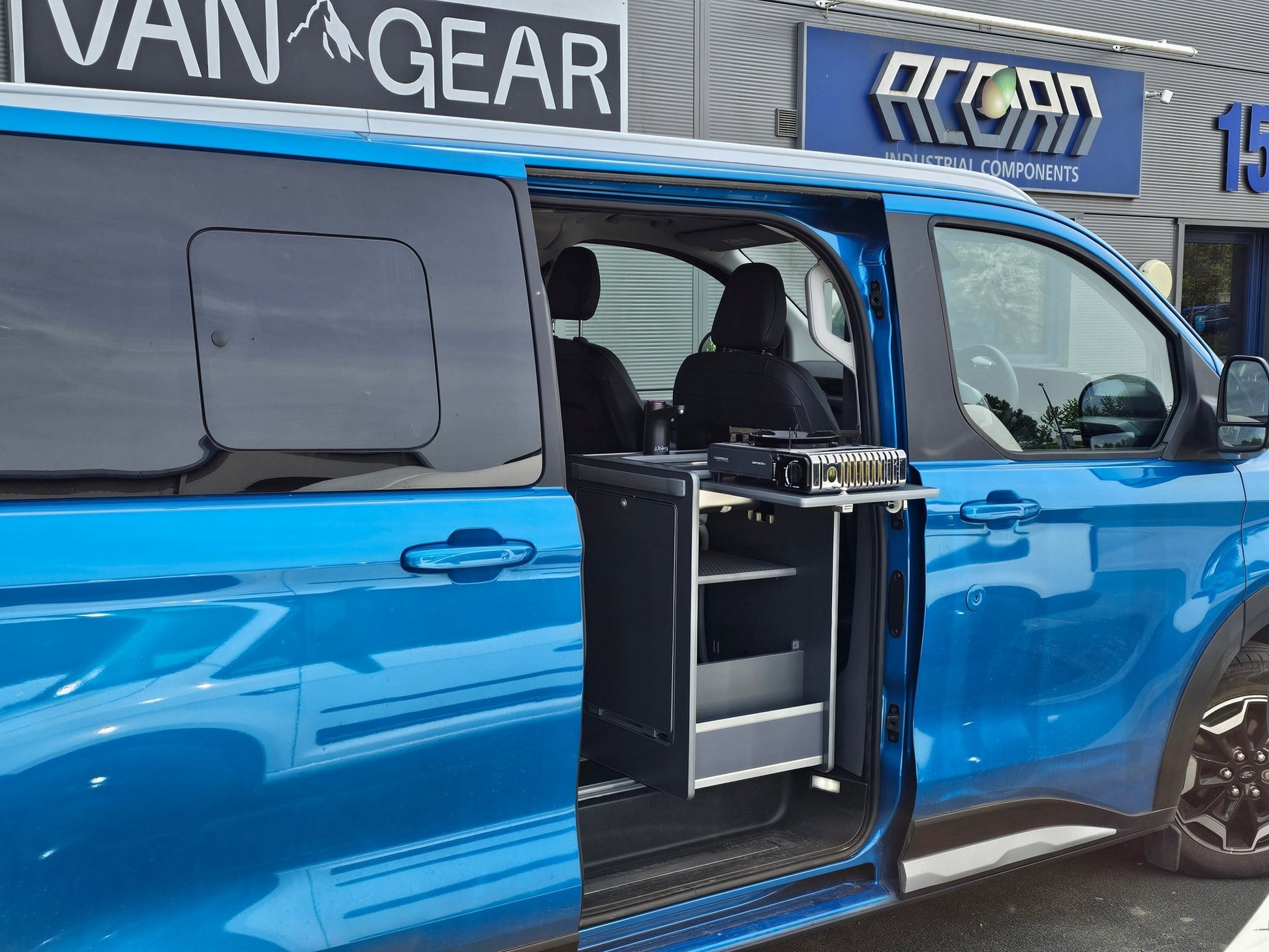 Vangear Mini - Pod Campervan Kitchen Pod 3.0 - Black or Carbon Grey - Vangear UK