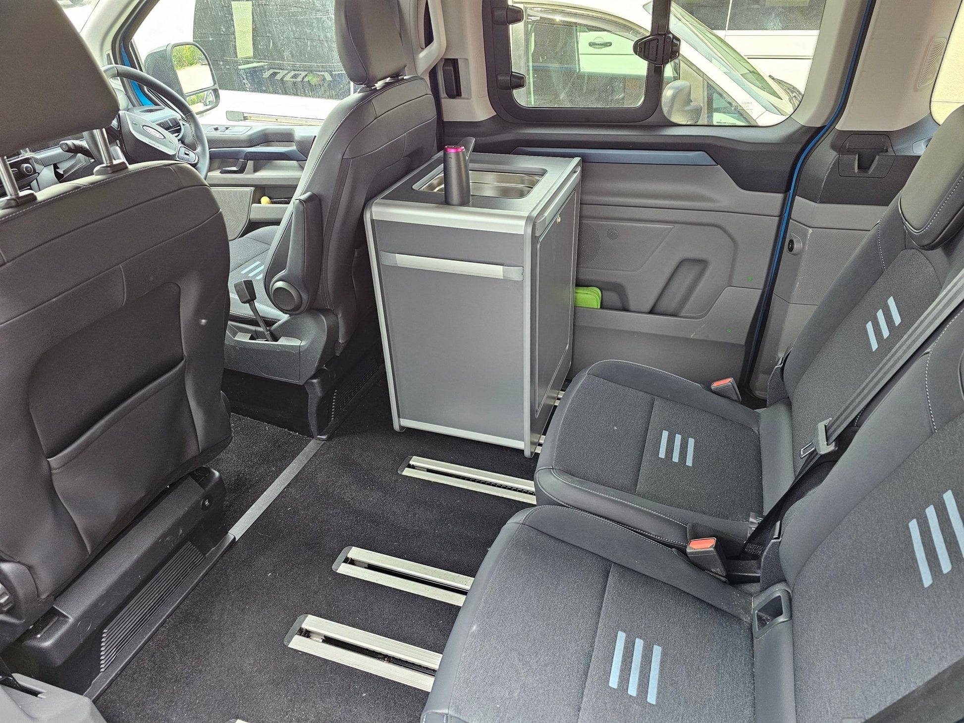 Vangear Mini - Pod Campervan Kitchen Pod 3.0 - Black or Carbon Grey - Vangear UK