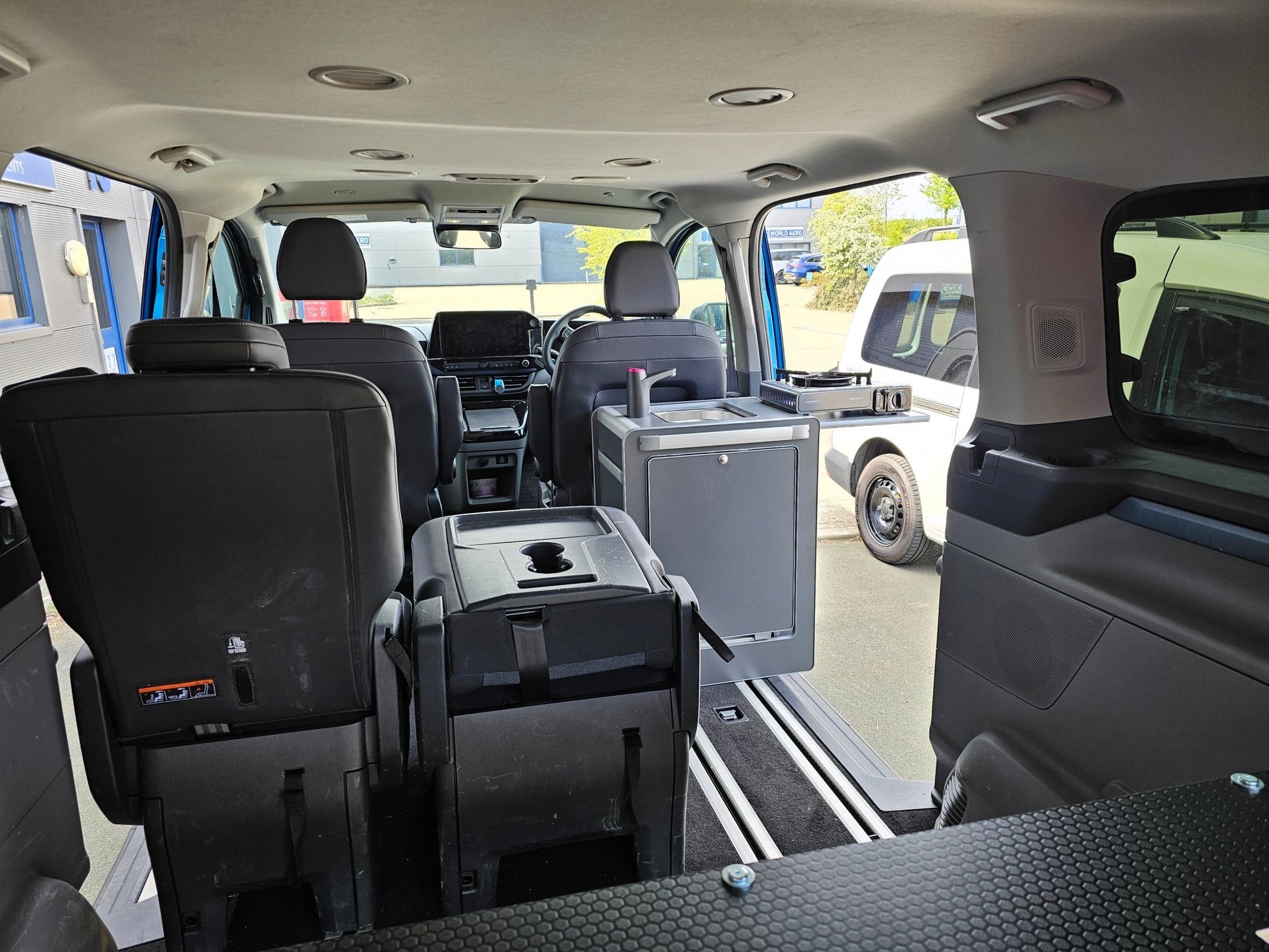 Vangear Mini - Pod Campervan Kitchen Pod 3.0 - Black or Carbon Grey - Vangear UK