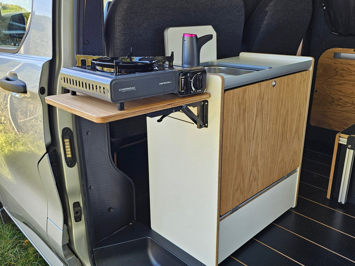 Vangear Nano-Pod Campervan Kitchen 3.0 White and oak - Vangear UK