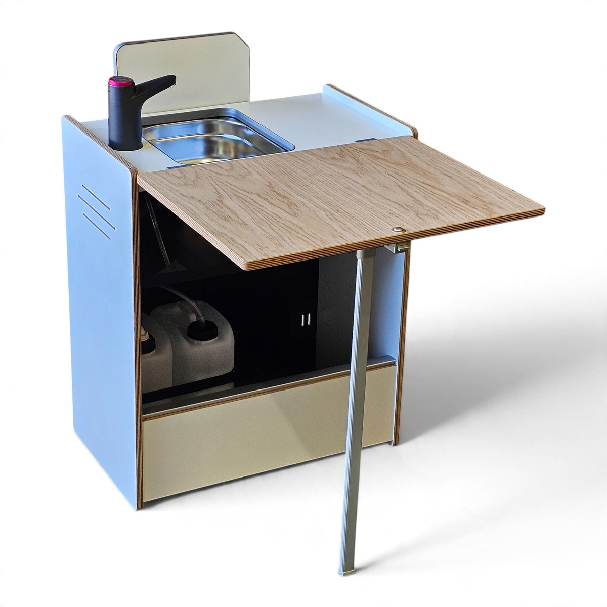 Vangear Nano-Pod Campervan Kitchen 3.0 White and oak - Vangear UK