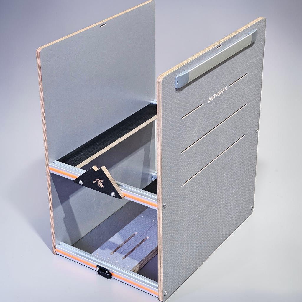Vangear NEO-STAND (stand only) campervan storage for euroboxes-easy self-assembly - Vangear UK