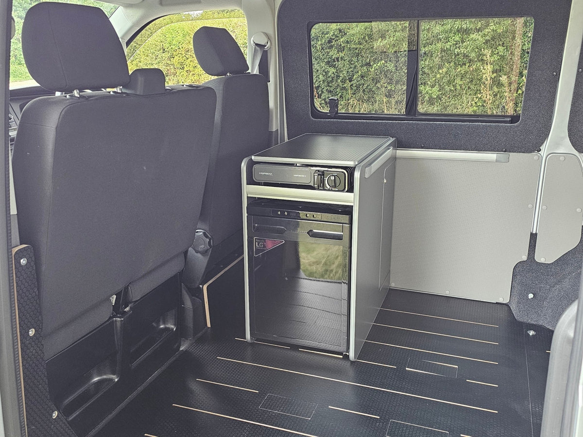 Vangear stove CRX-Pod 3.0 campervan kitchen fridge pod - Black or Carbon Grey (fridge not included) - Vangear UK