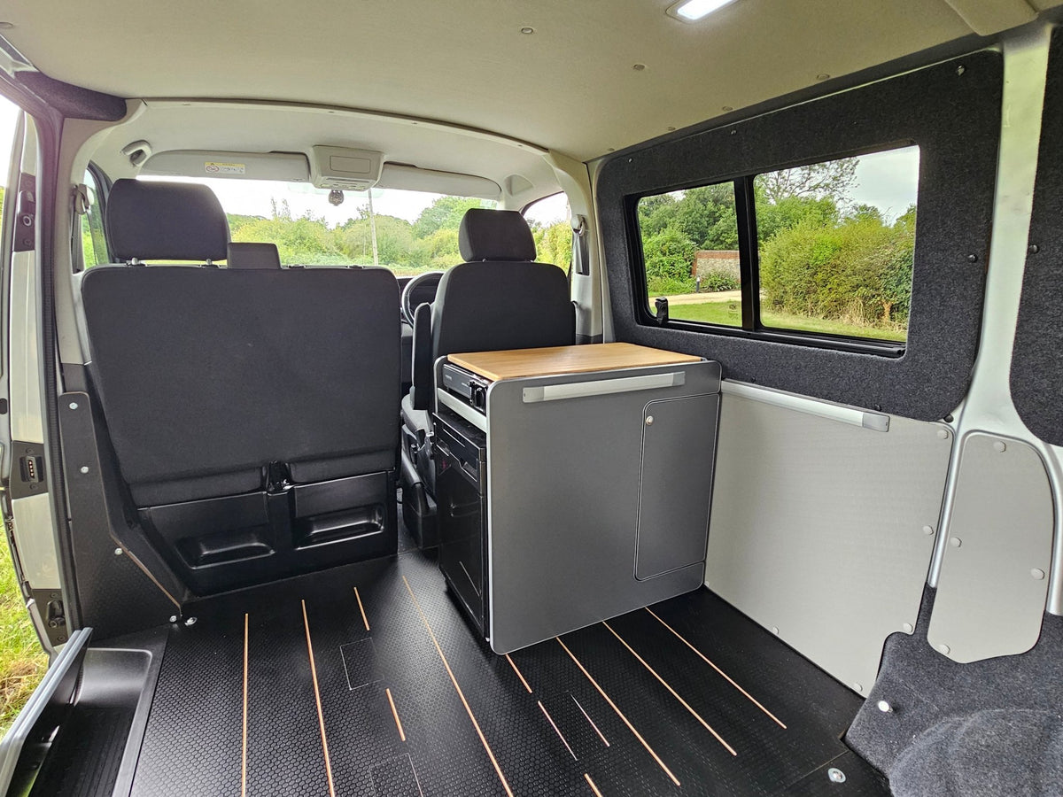 Vangear stove CRX-Pod 3.0 campervan kitchen fridge pod - Black or Carbon Grey (fridge not included) - Vangear UK