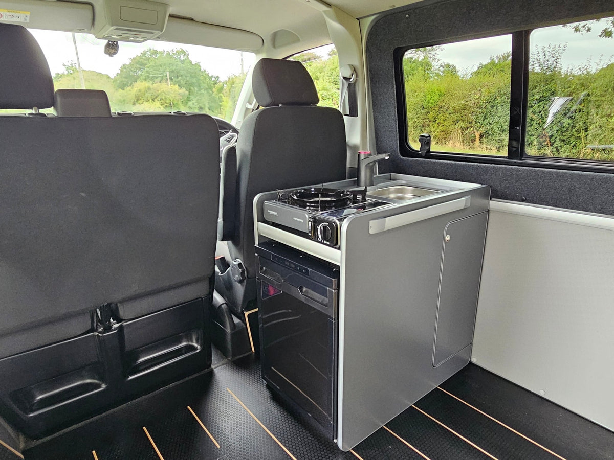 Vangear stove CRX-Pod 3.0 campervan kitchen fridge pod - Black or Carbon Grey (fridge not included) - Vangear UK