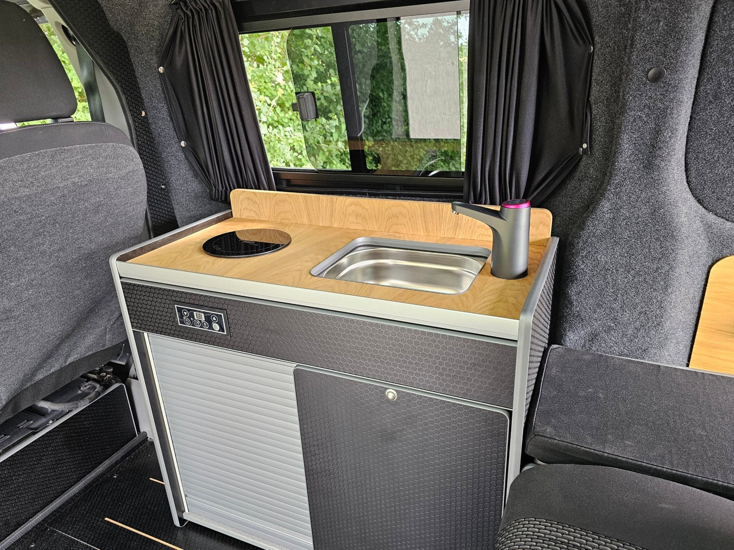 Vangear X-Pod - Electric (Gen2.2) Campervan kitchen (fridge not included) - Vangear UK