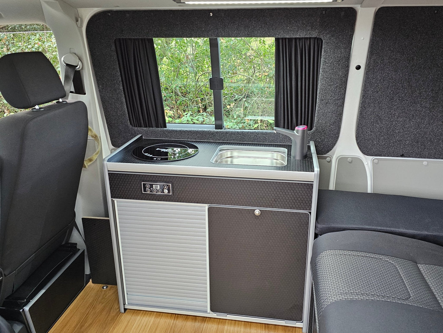 Vangear X - Pod - Electric (Gen2.2) Campervan kitchen (fridge not included) - Vangear UK