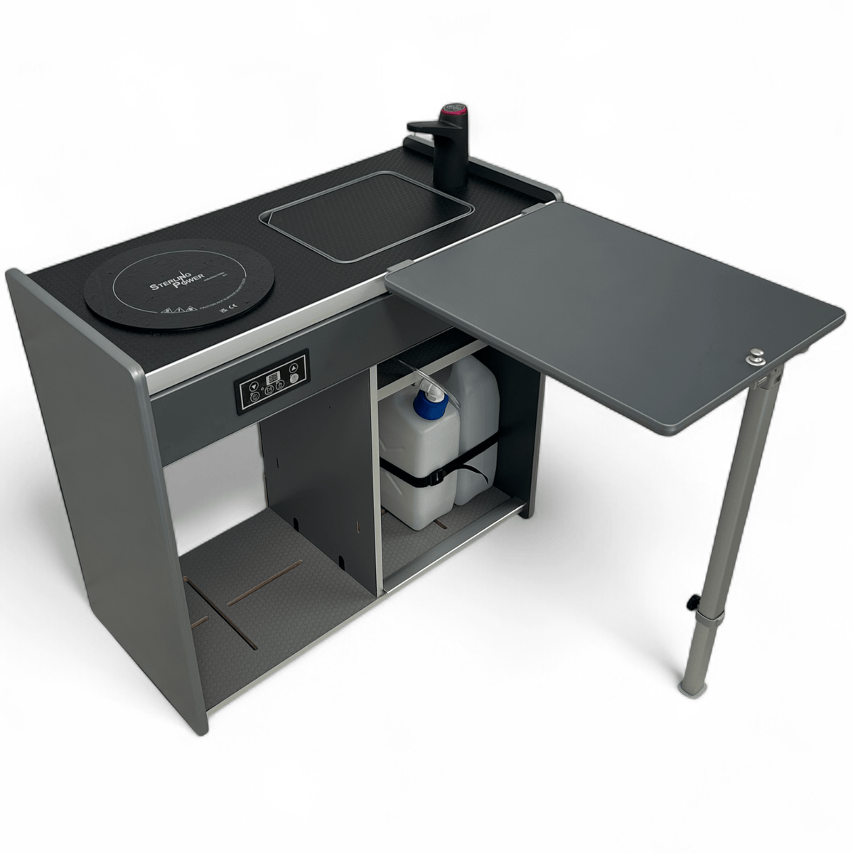 Vangear X - Pod - Electric (Gen2.2) Campervan kitchen (fridge not included) - Vangear UK