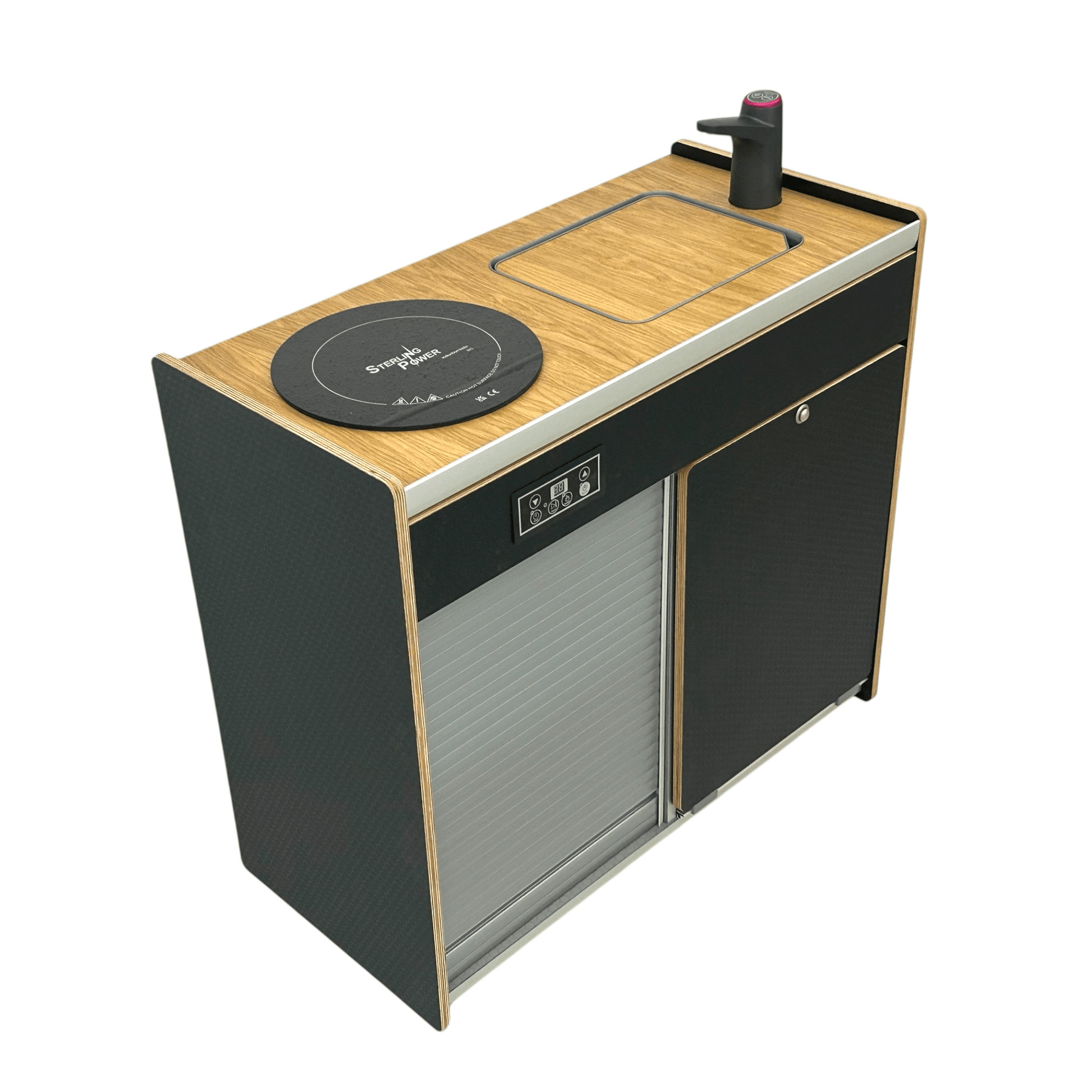 Vangear X - Pod - Electric (Gen2.2) Campervan kitchen (fridge not included) - Vangear UK