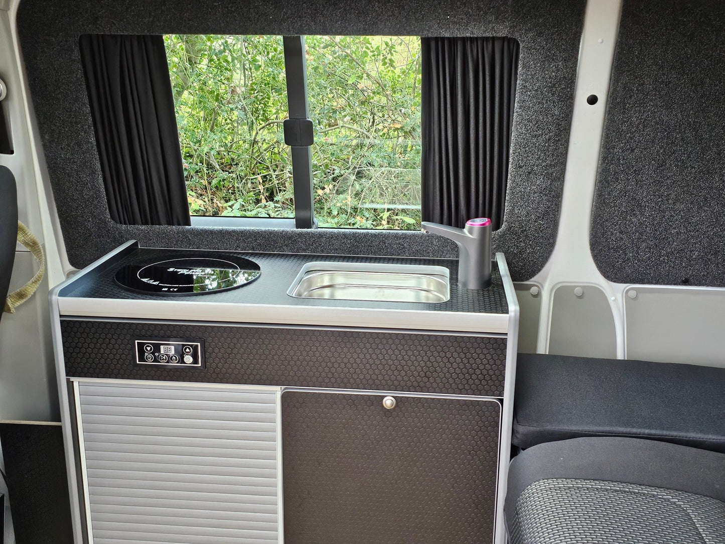 Vangear X - Pod - Electric (Gen2.2) Campervan kitchen (fridge not included) - Vangear UK