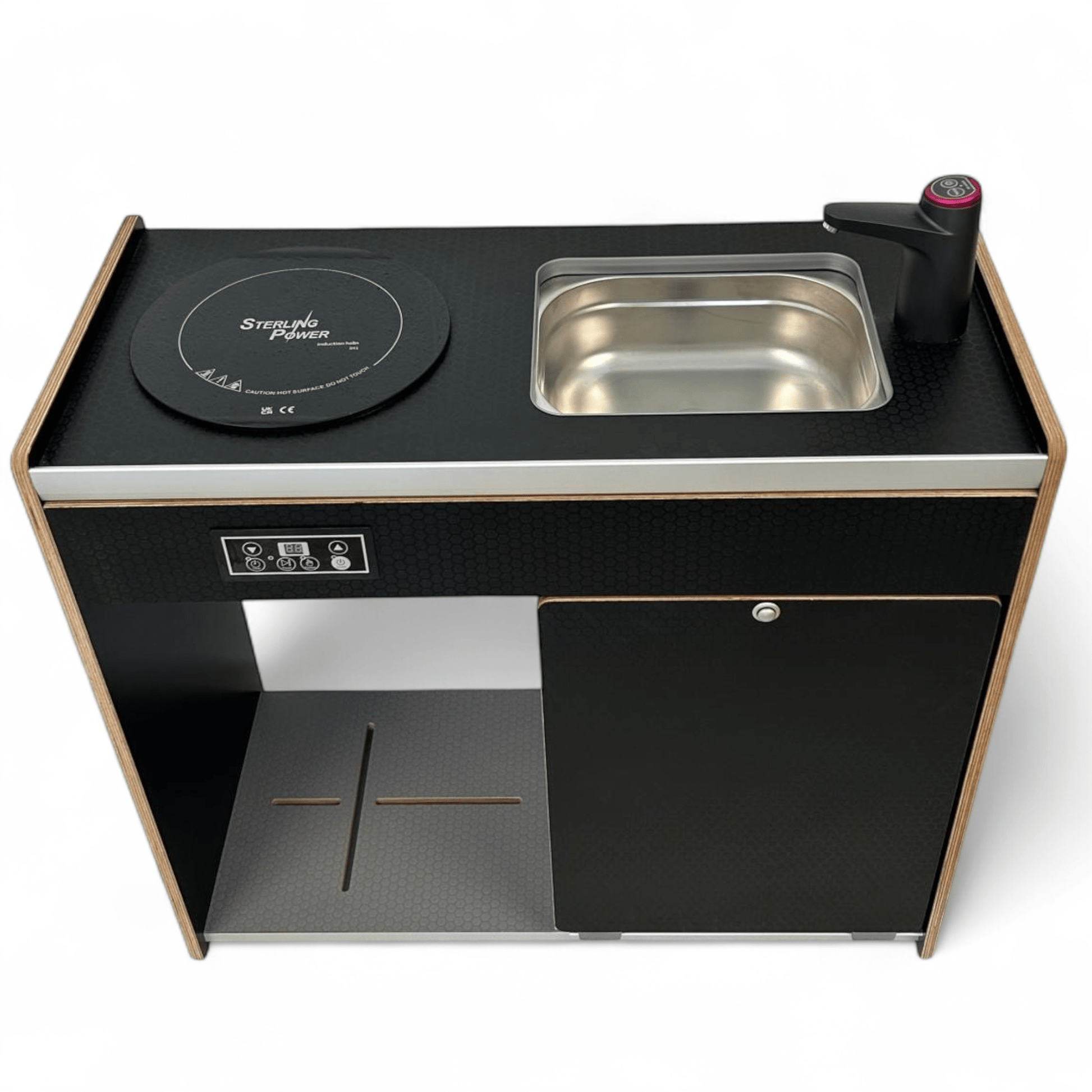 Vangear X - Pod - Electric (Gen2.2) Campervan kitchen (fridge not included) - Vangear UK