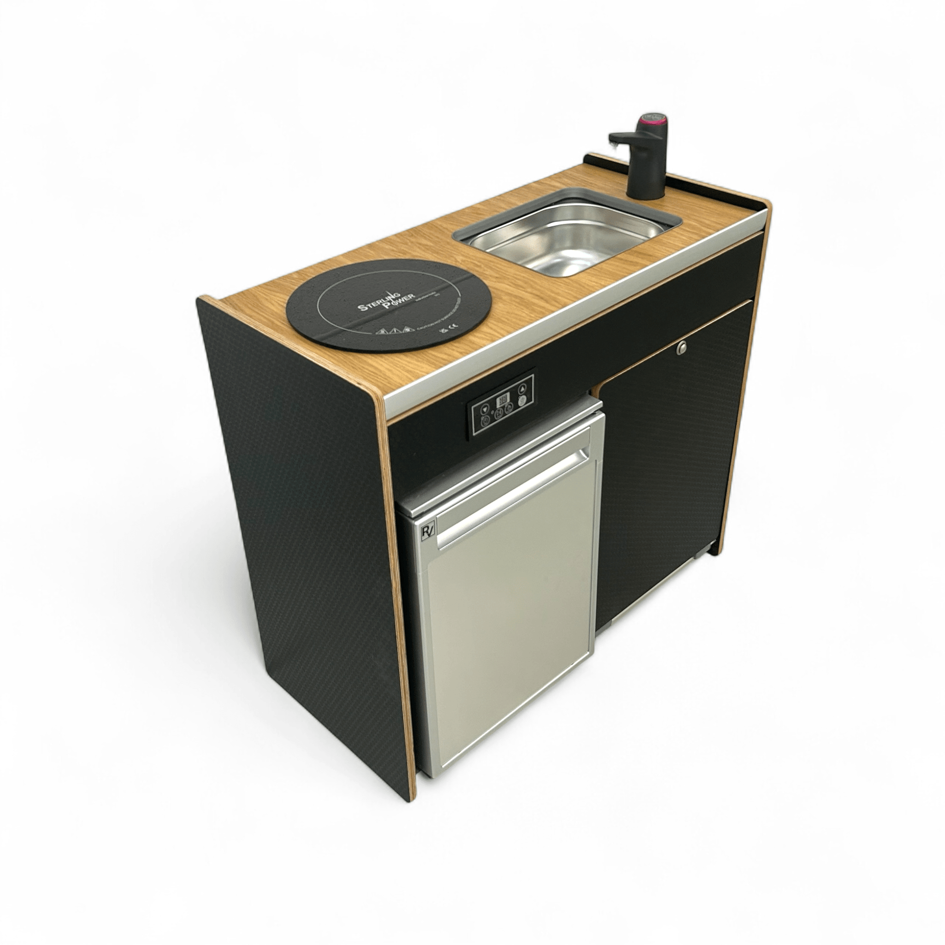 Vangear X - Pod - Electric (Gen2.2) Campervan kitchen (fridge not included) - Vangear UK