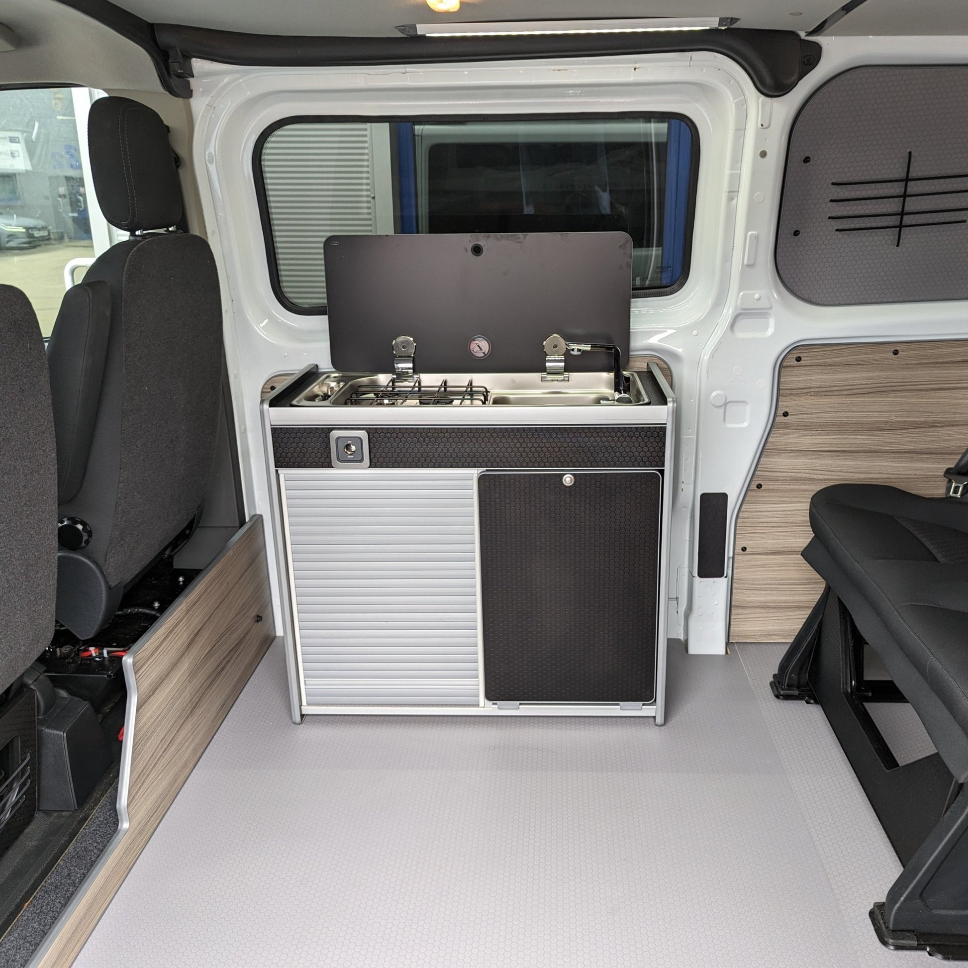 Vangear X-Pod (Gen2) Campervan kitchen (Black) - Vangear UK