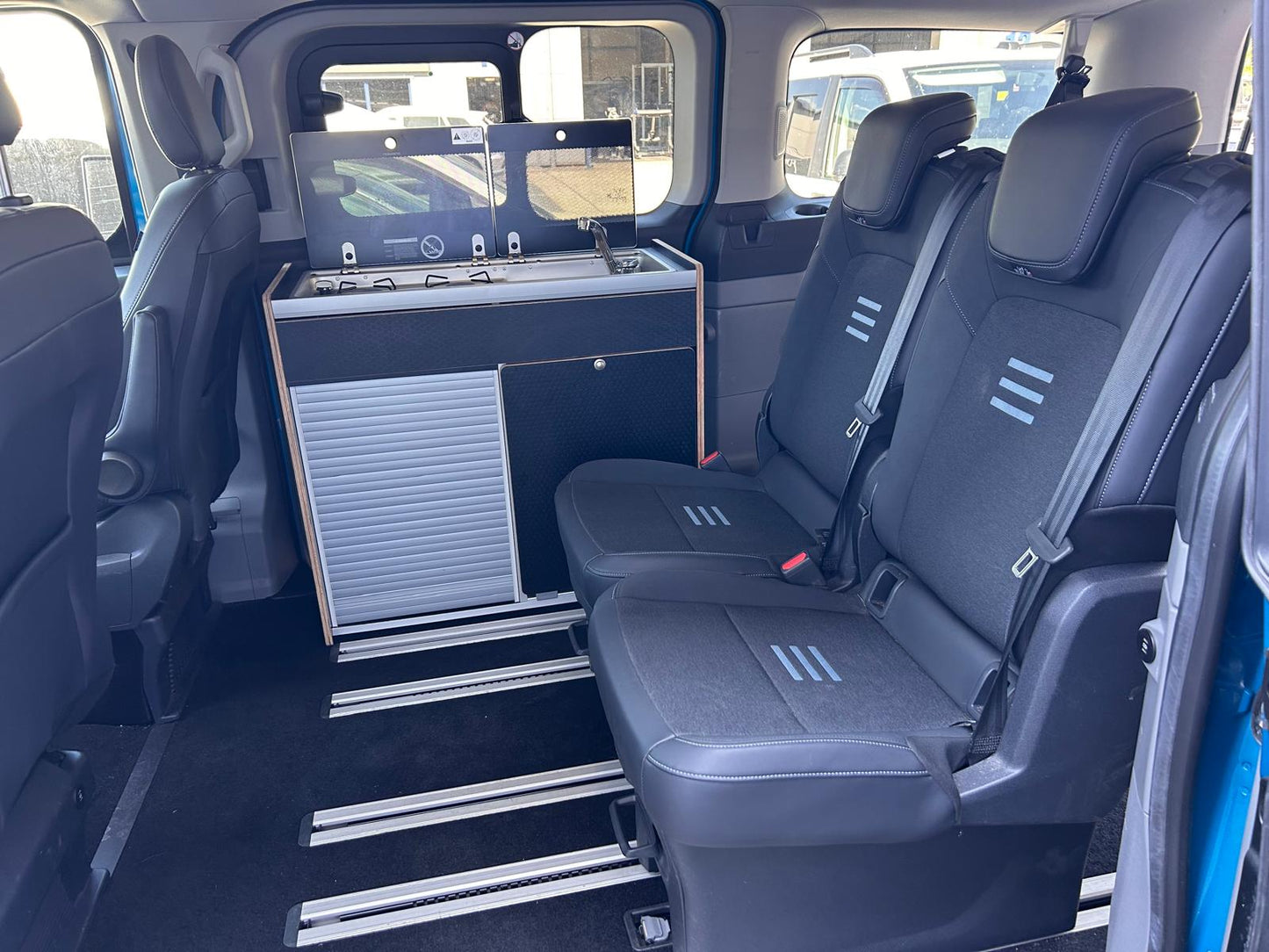 Vangear X - Pod (Gen2.2) Campervan kitchen - Black or Grey (fridge not included) - Vangear UK