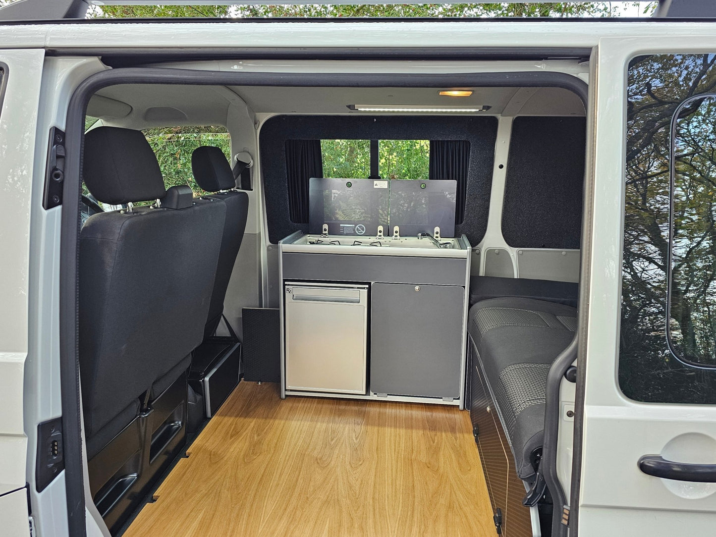 Vangear X - Pod (Gen2.2) Campervan kitchen - Black or Grey (fridge not included) - Vangear UK