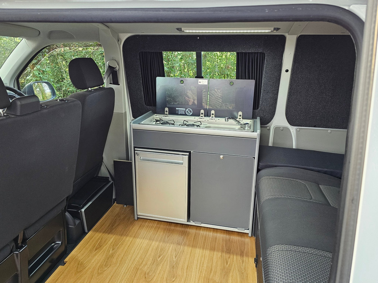 Vangear X - Pod (Gen2.2) Campervan kitchen - Black or Grey (fridge not included) - Vangear UK