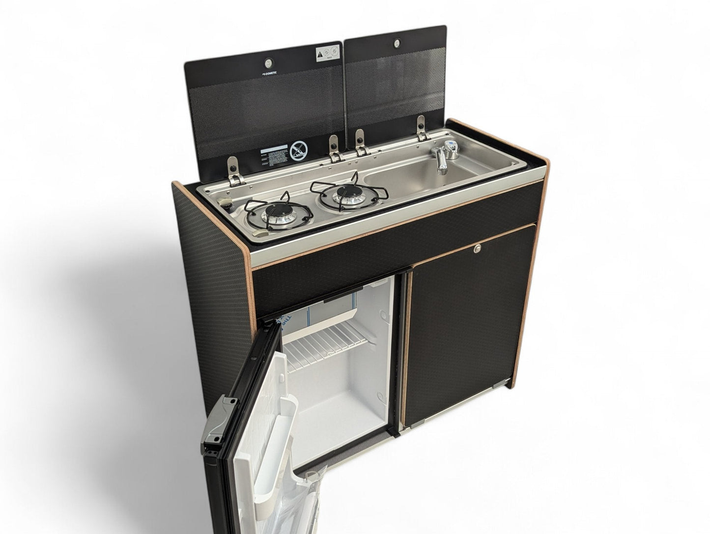 Vangear X - Pod (Gen2.2) Campervan kitchen - Black or Grey (fridge not included) - Vangear UK