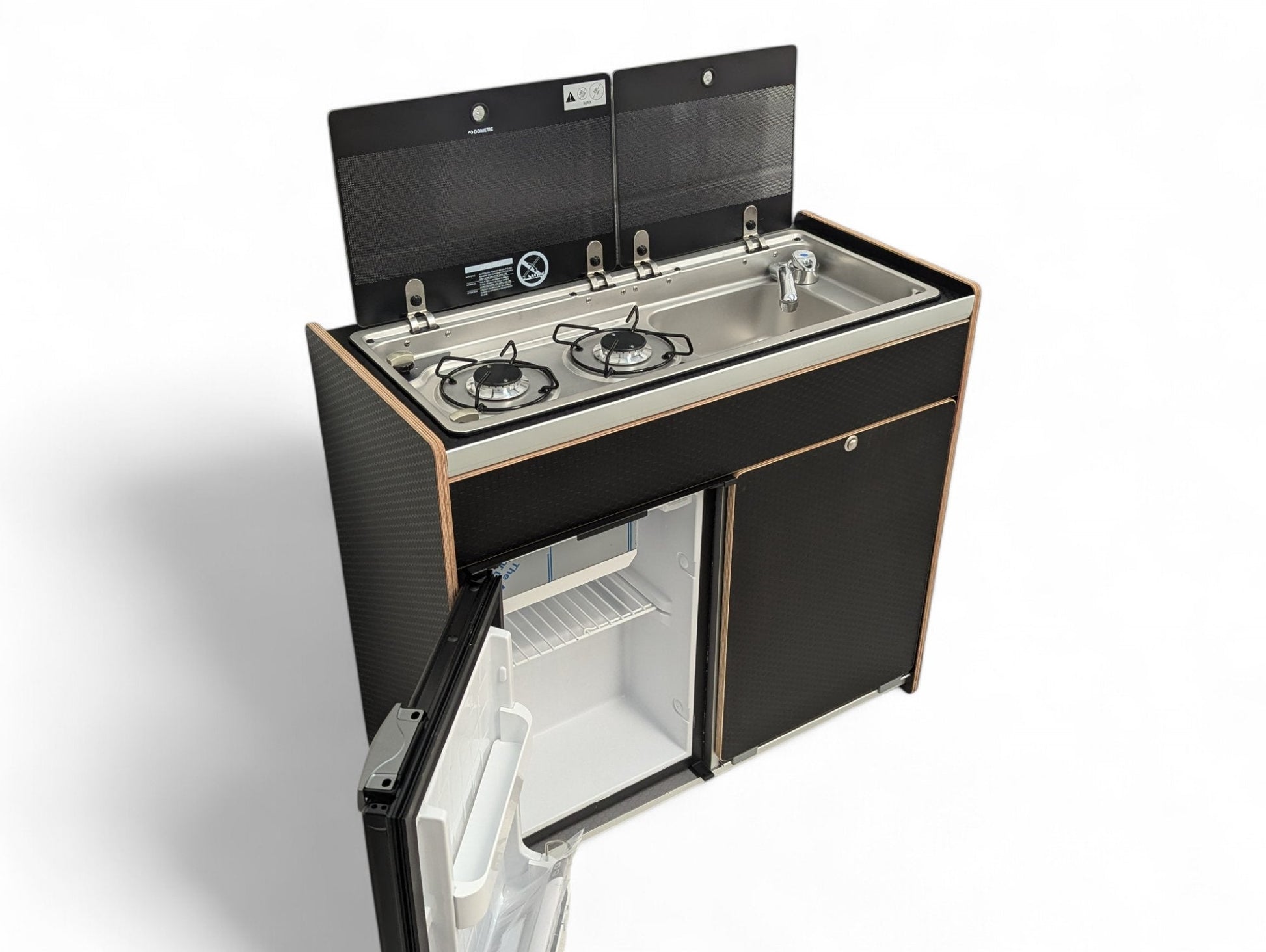 Vangear X - Pod (Gen2.2) Campervan kitchen - Black or Grey (fridge not included) - Vangear UK