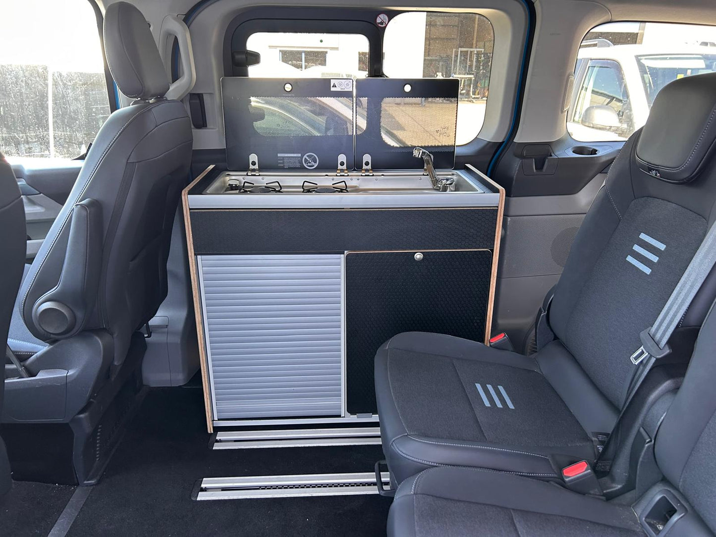 Vangear X - Pod (Gen2.2) Campervan kitchen - Black or Grey (fridge not included) - Vangear UK
