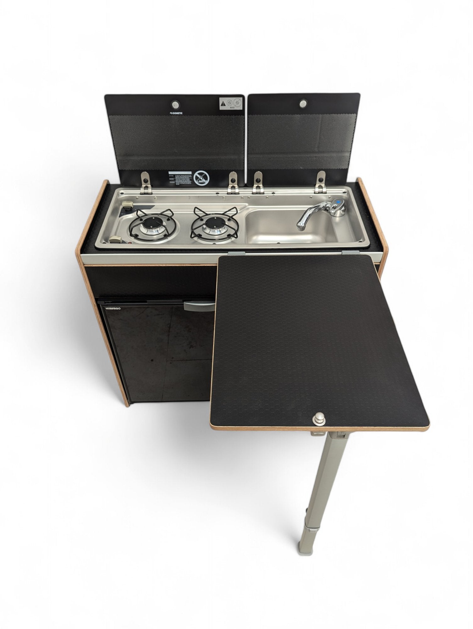 Vangear X - Pod (Gen2.2) Campervan kitchen - Black or Grey (fridge not included) - Vangear UK