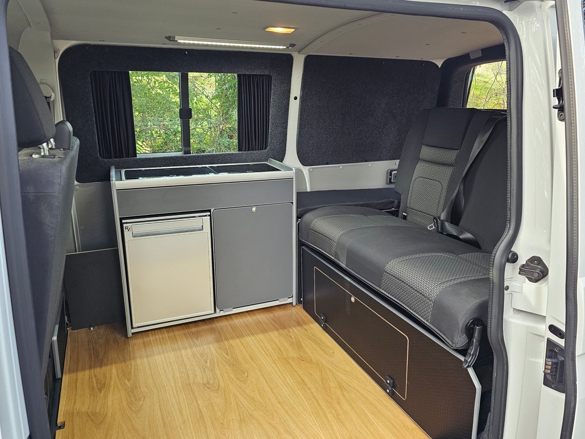 Vangear X - Pod (Gen2.2) Campervan kitchen - Black or Grey (fridge not included) - Vangear UK