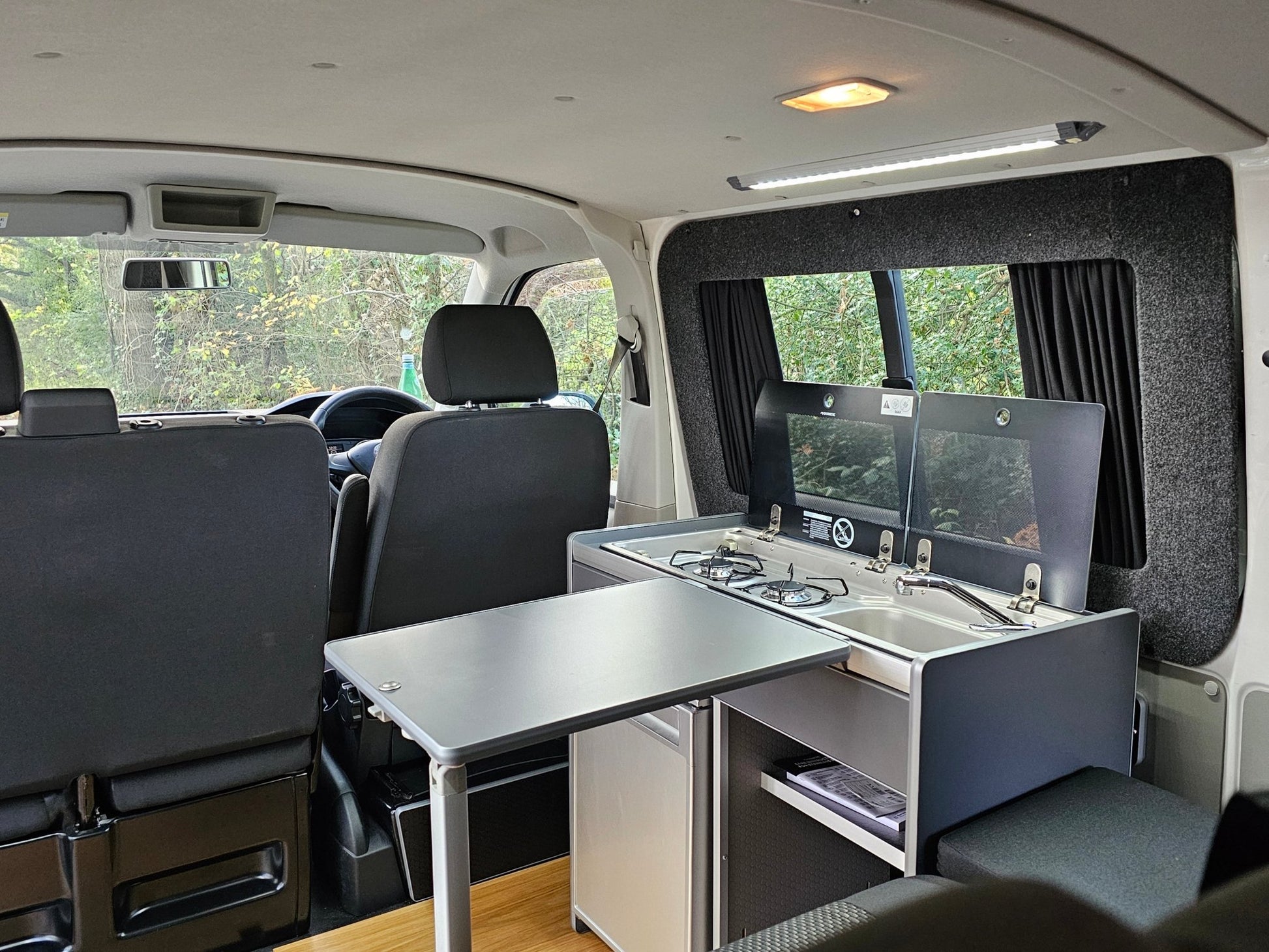 Vangear X - Pod (Gen2.2) Campervan kitchen - Black or Grey (fridge not included) - Vangear UK