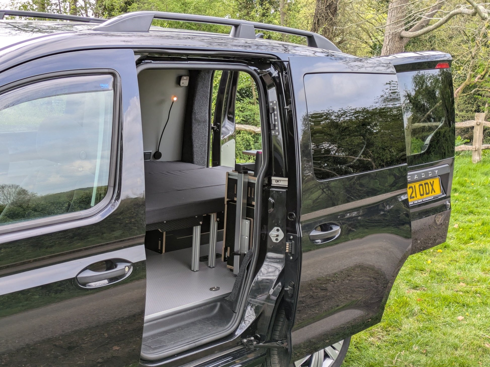 Volkswagen 2021 Caddy Mk5 Campervan with a Vangear "CLUB" conversion. GJ21 ODX - Vangear UK