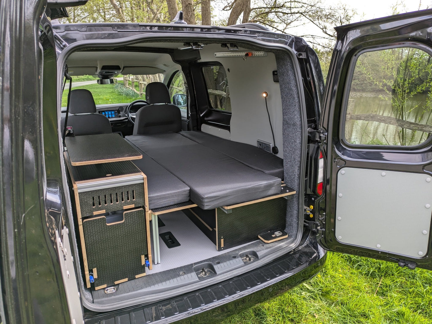 Volkswagen 2021 Caddy Mk5 Campervan with a Vangear "CLUB" conversion. GJ21 ODX - Vangear UK