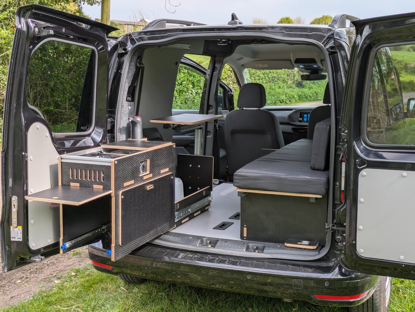 Volkswagen 2021 Caddy Mk5 Campervan with a Vangear "CLUB" conversion. GJ21 ODX - Vangear UK