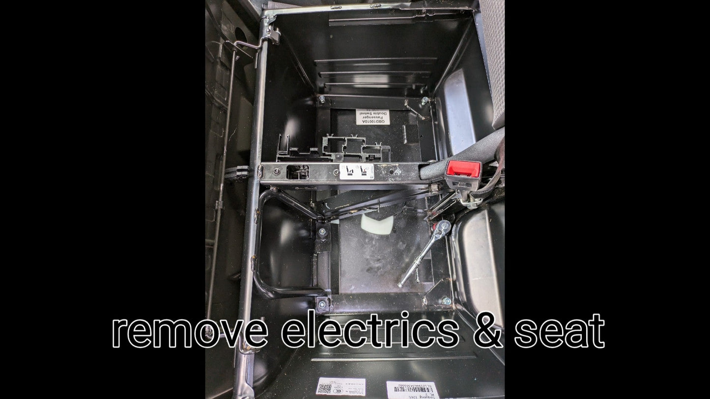 Volkswagen Transporter T5/T6/T6.1 Passenger Double Seat Swivel - Vangear UK