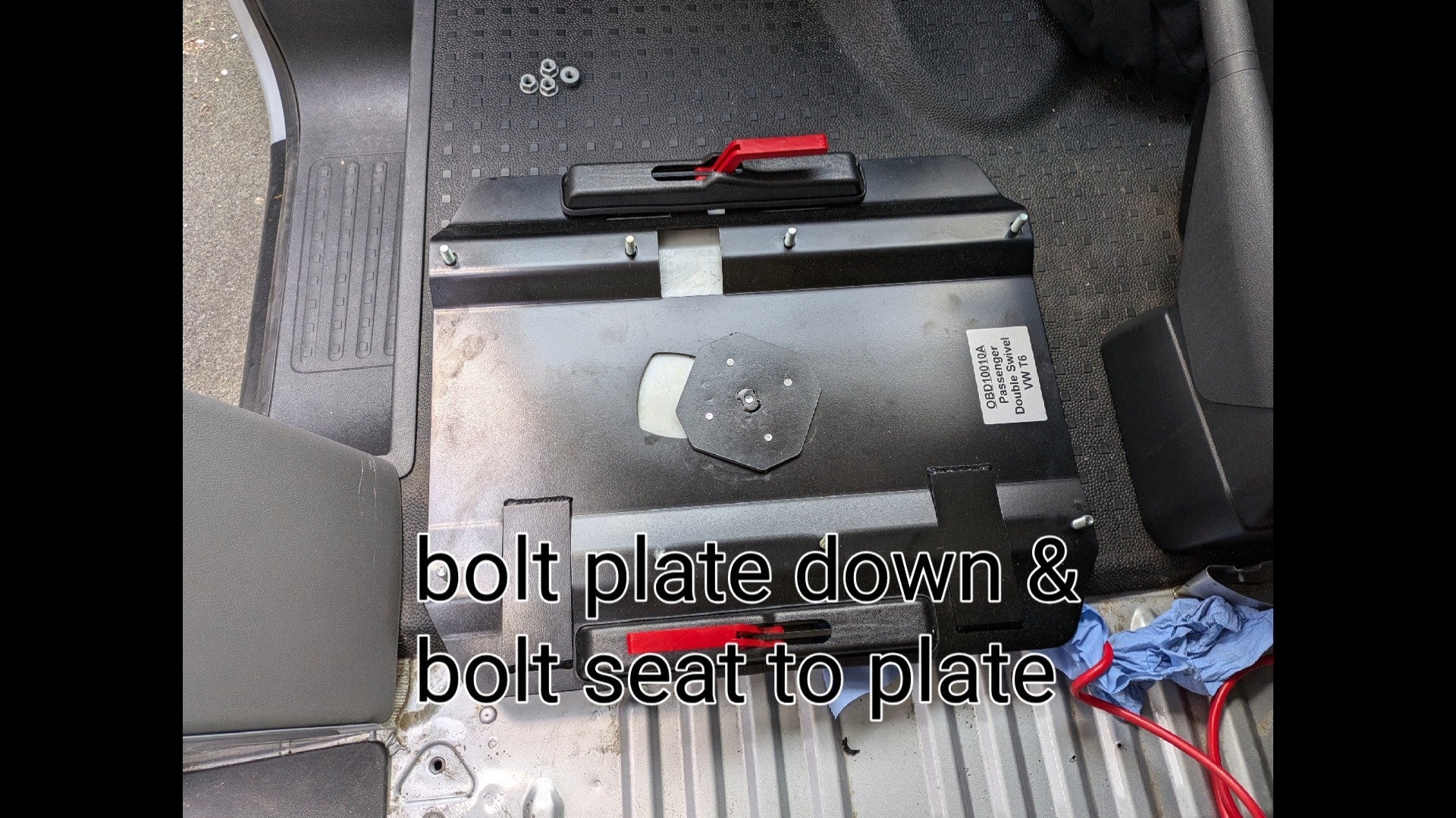 Volkswagen Transporter T5/T6/T6.1 Passenger Double Seat Swivel - Vangear UK