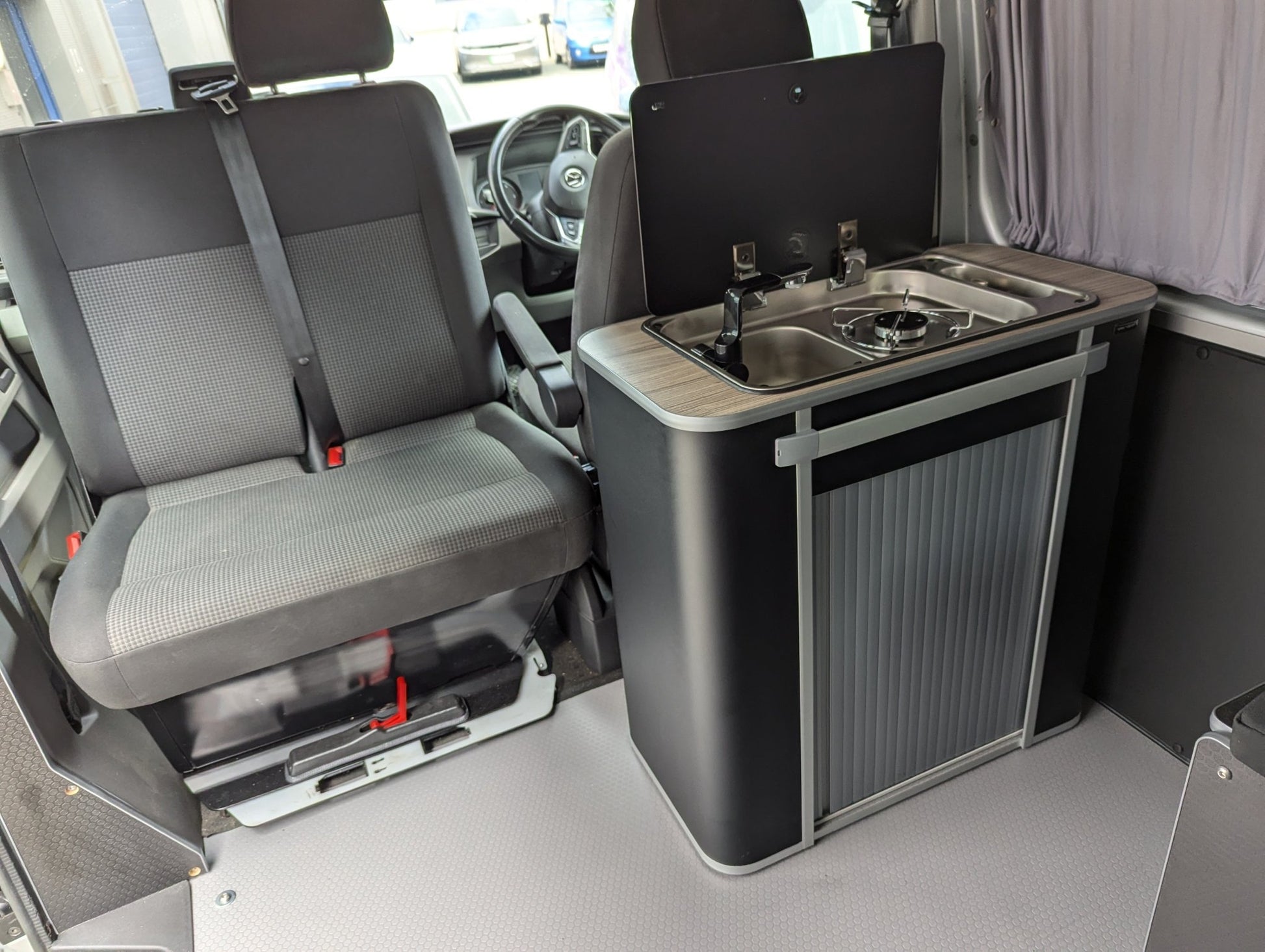 Volkswagen Transporter T5/T6/T6.1 Passenger Double Seat Swivel (Supply only) - Vangear UK
