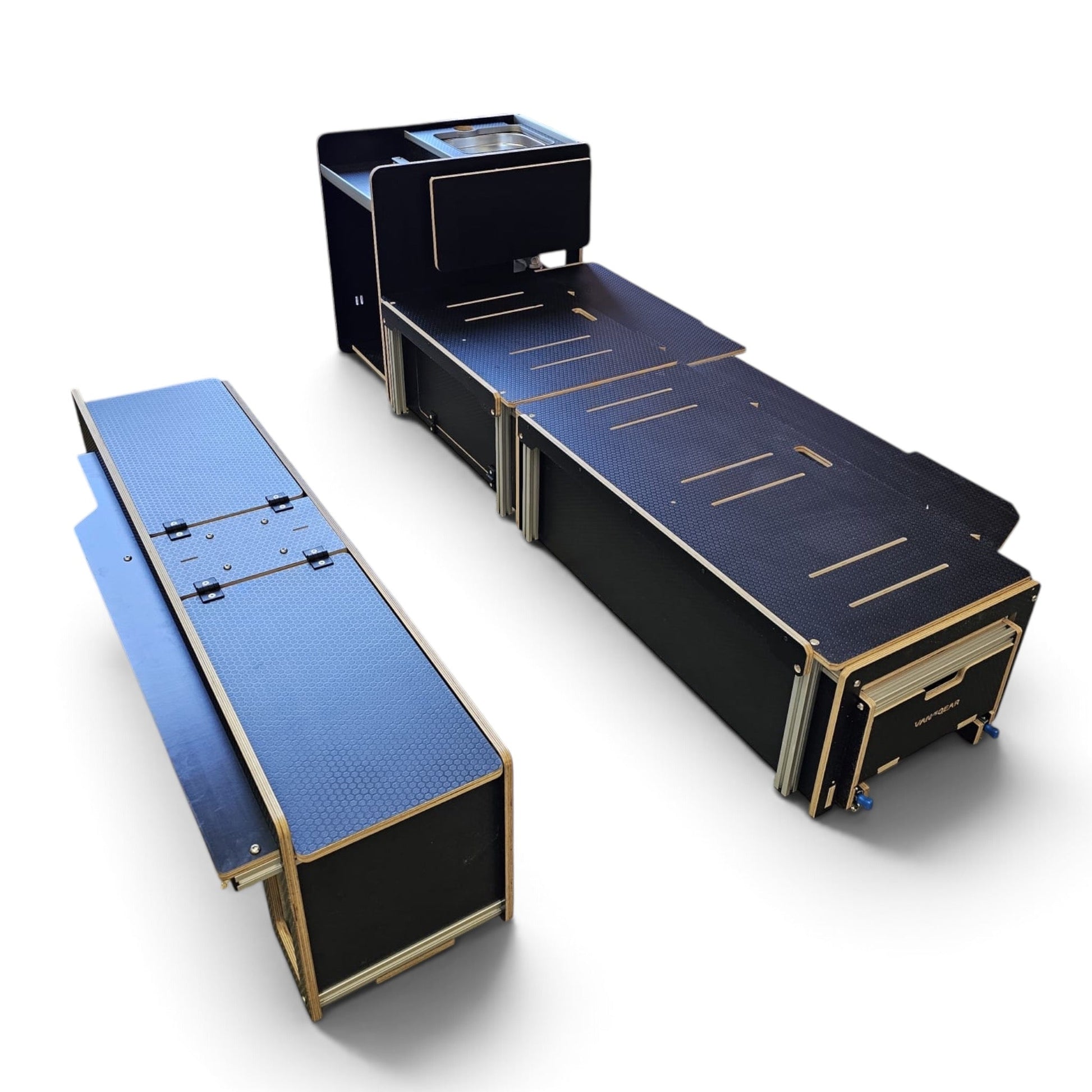 VW T5 T6 T6.1 "Freerunner" Camper conversion kit by Vangear - (NOT Including fridge) - Vangear UK
