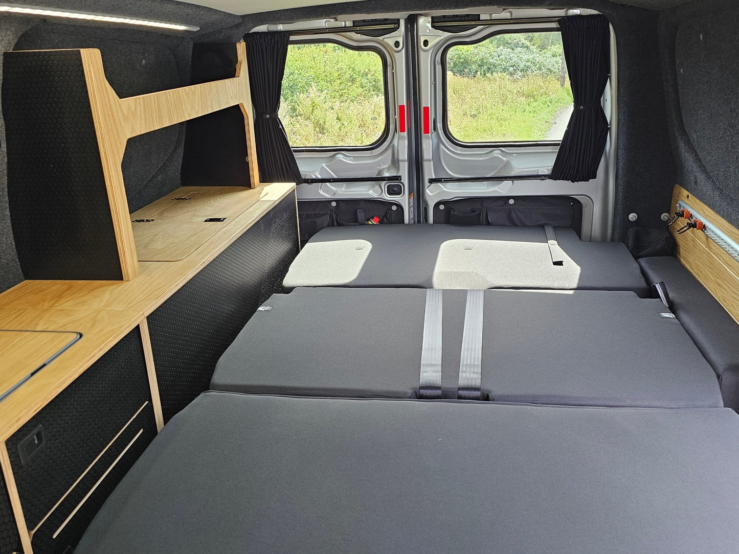 VW T7 - Ford Custom - Down the side furniture - Woody-Pods (electric version) - Vangear UK