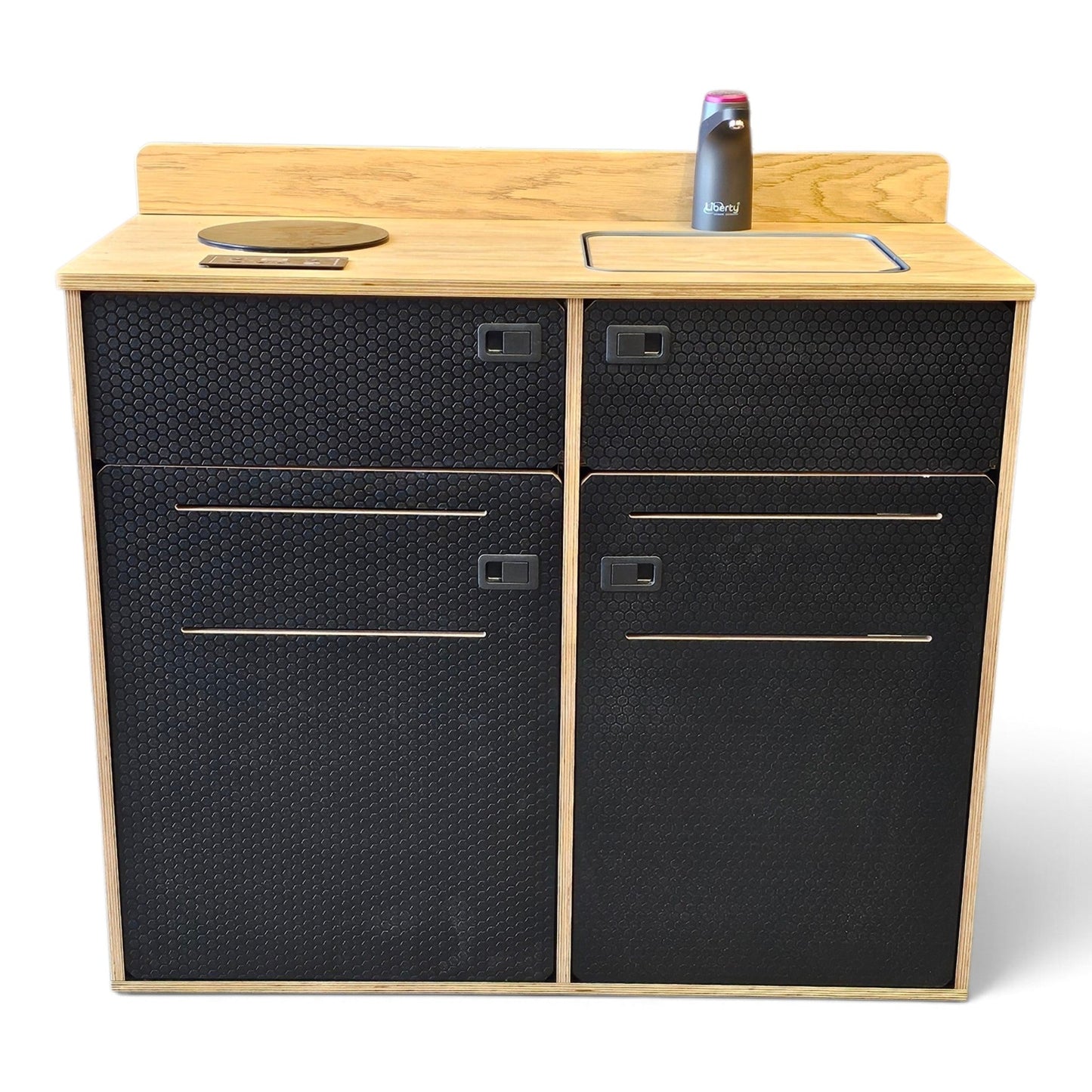 VW T7 - Ford Custom - Down the side furniture - Woody-Pods (electric version) - Vangear UK