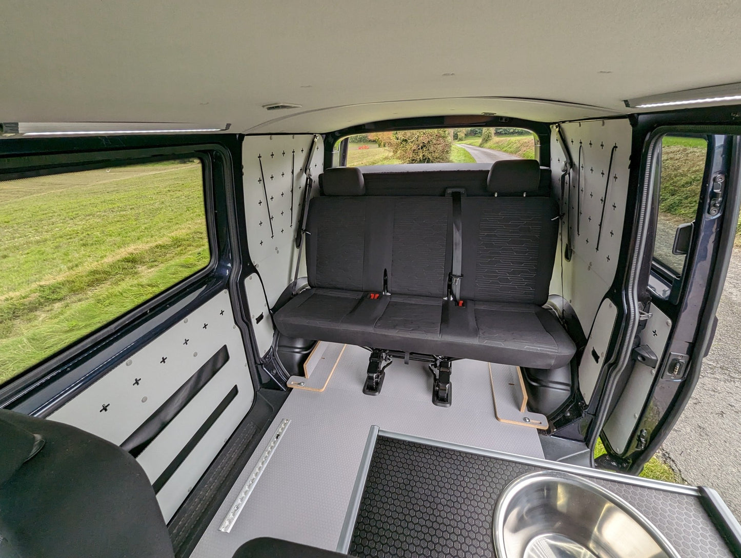 VW Transporter "3rd Row" seat(USED)/bed/floor conversion (supply & fit) - Vangear UK