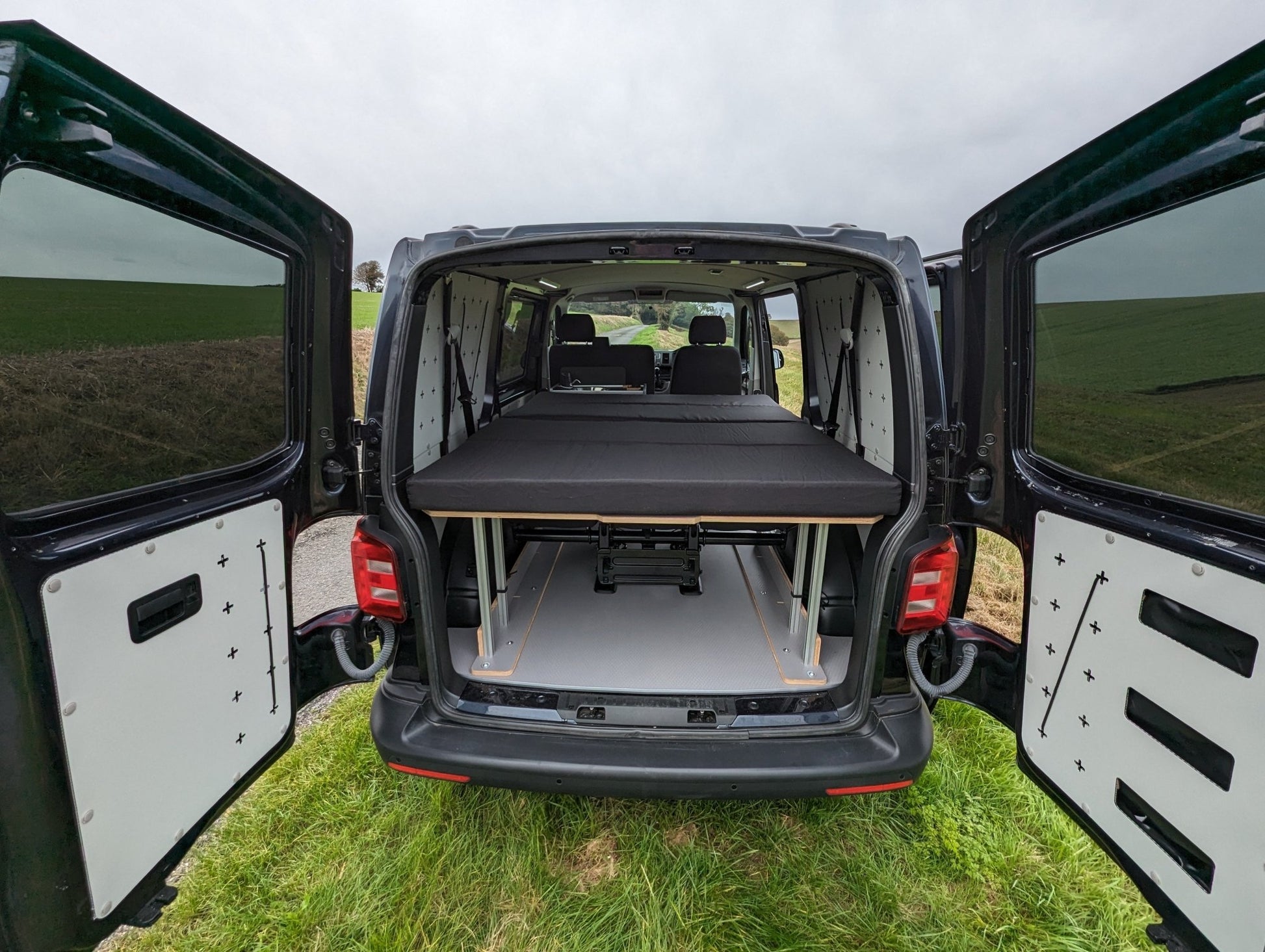 VW Transporter "3rd Row" seat(USED)/bed/floor conversion (supply & fit) - Vangear UK