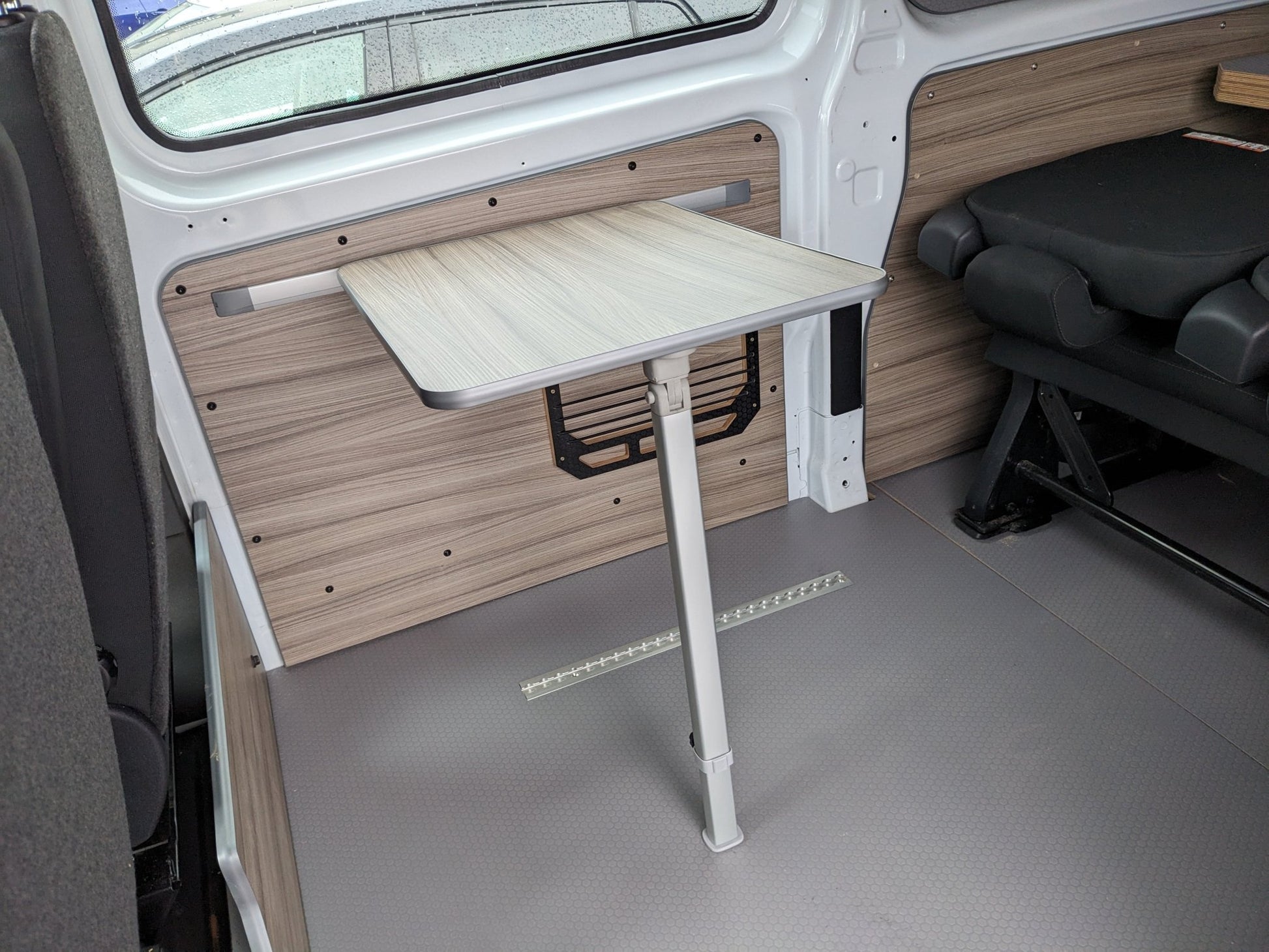 Campervan table and Mito sliding rail set - Vangear UK